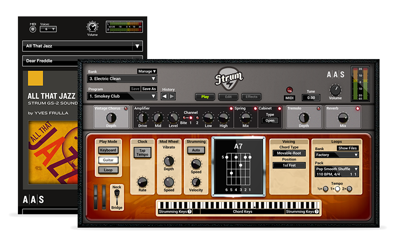 AAS All That Jazz—Yves Frulla sound pack for Strum GS-2