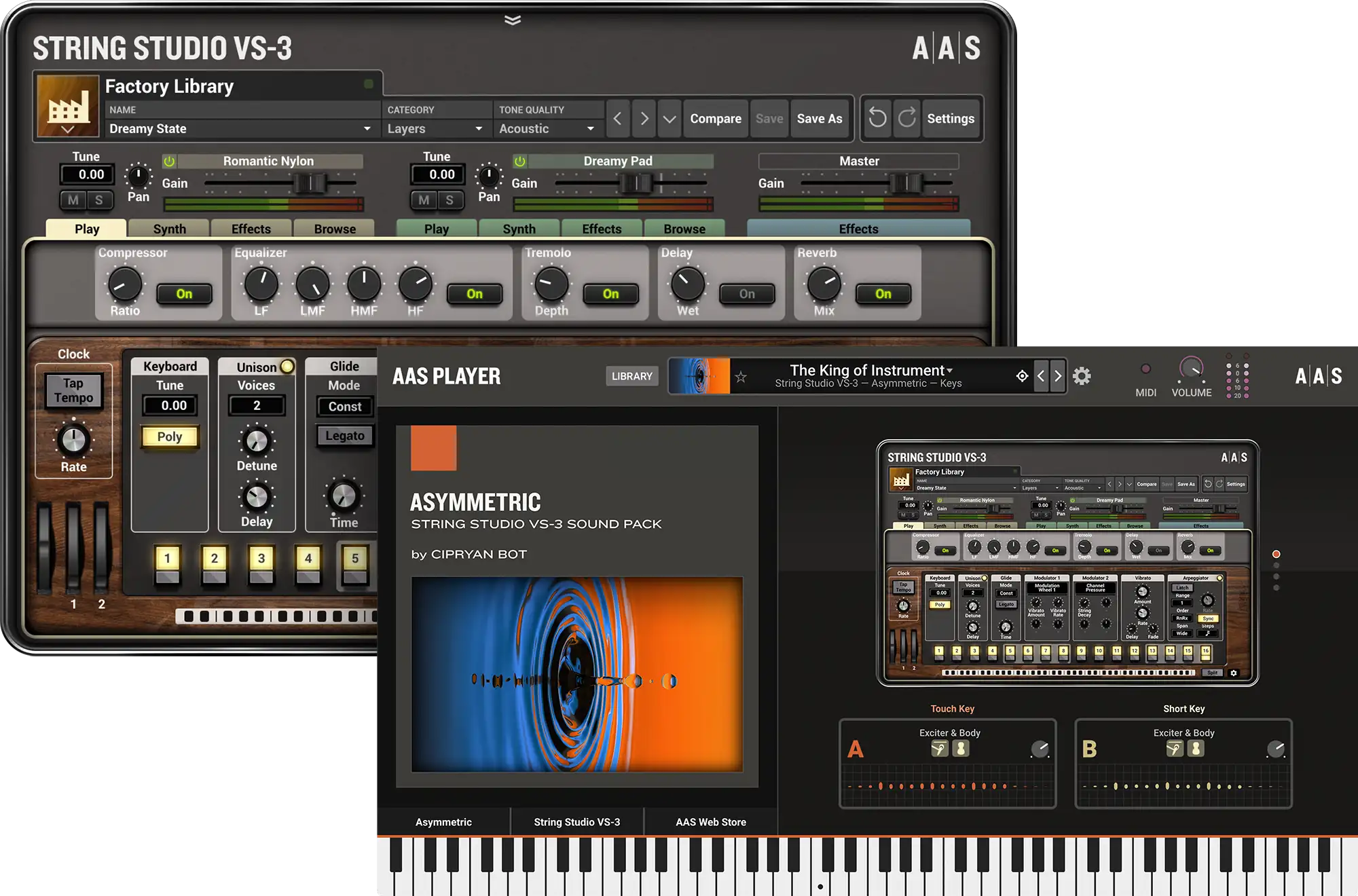 Asymmetric instruments