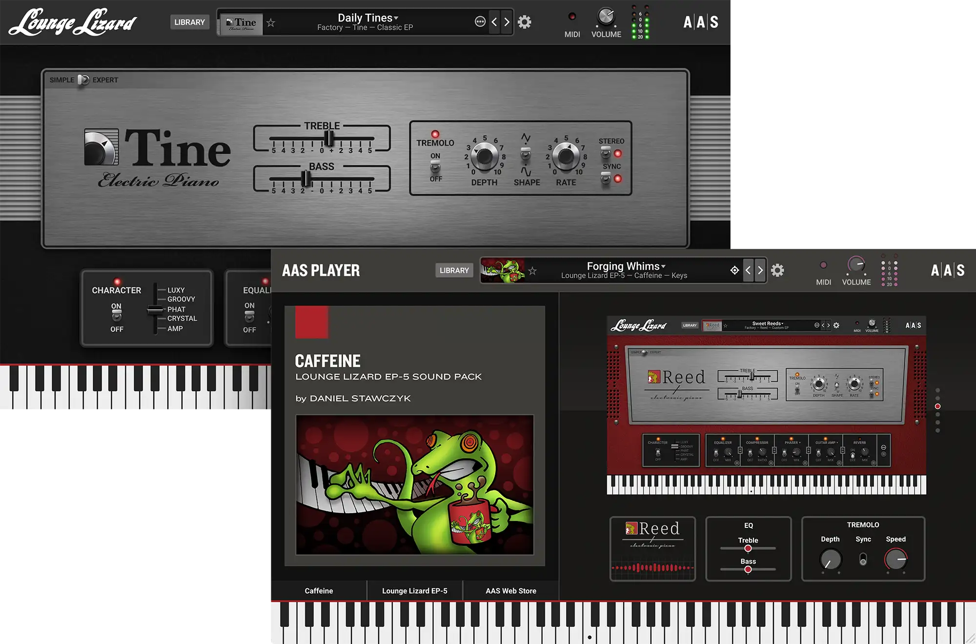 Caffeine instruments