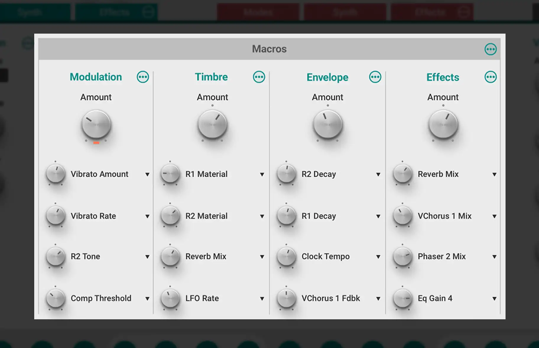 Chromaphone 3 macros