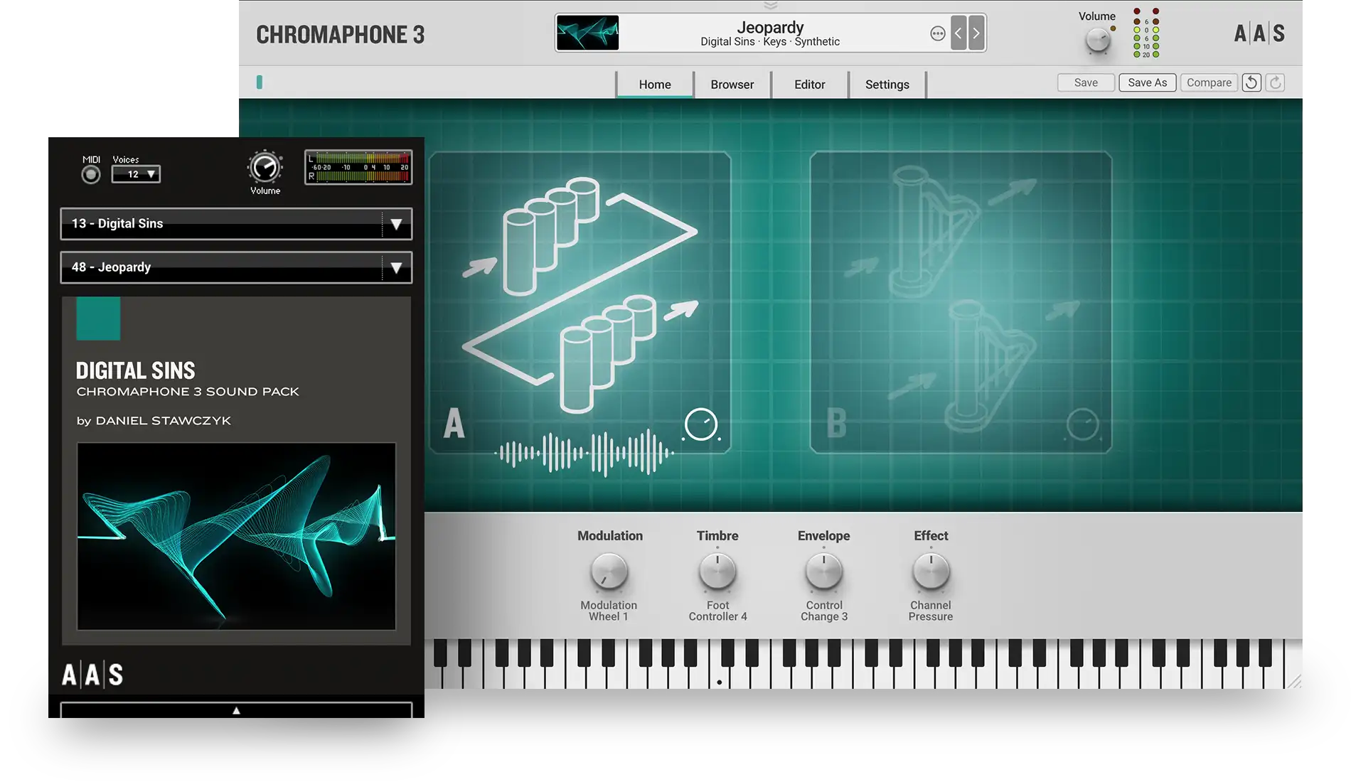 Digital Sins instruments