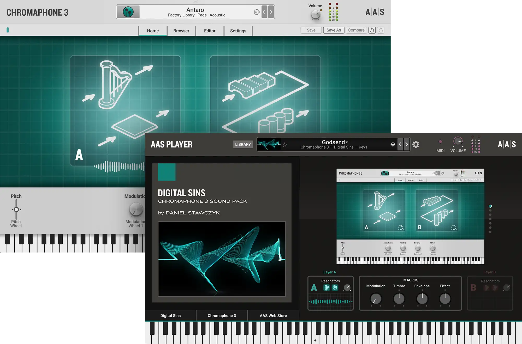 Digital Sins instruments