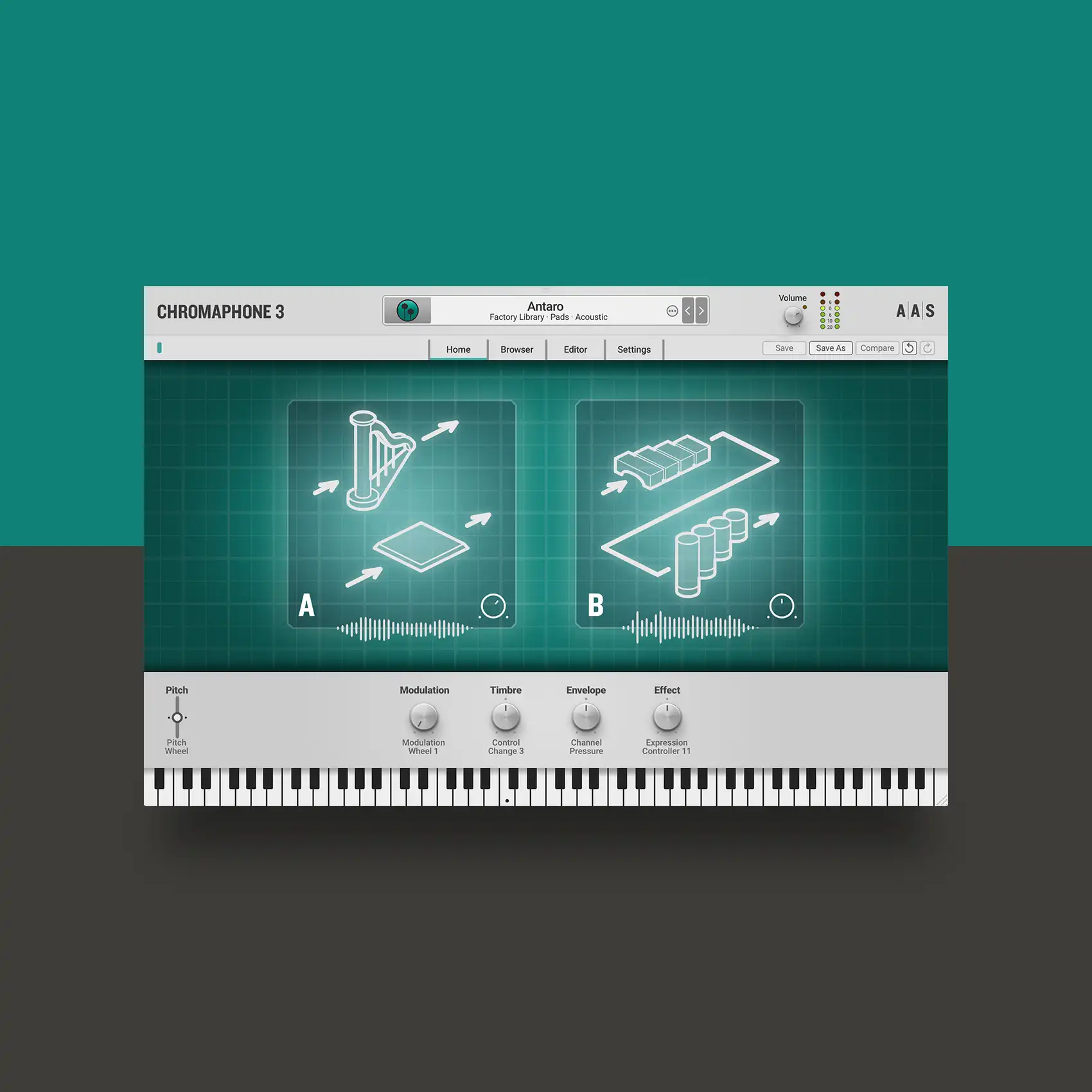 Chromaphone 3 Acoustic object synthesizer