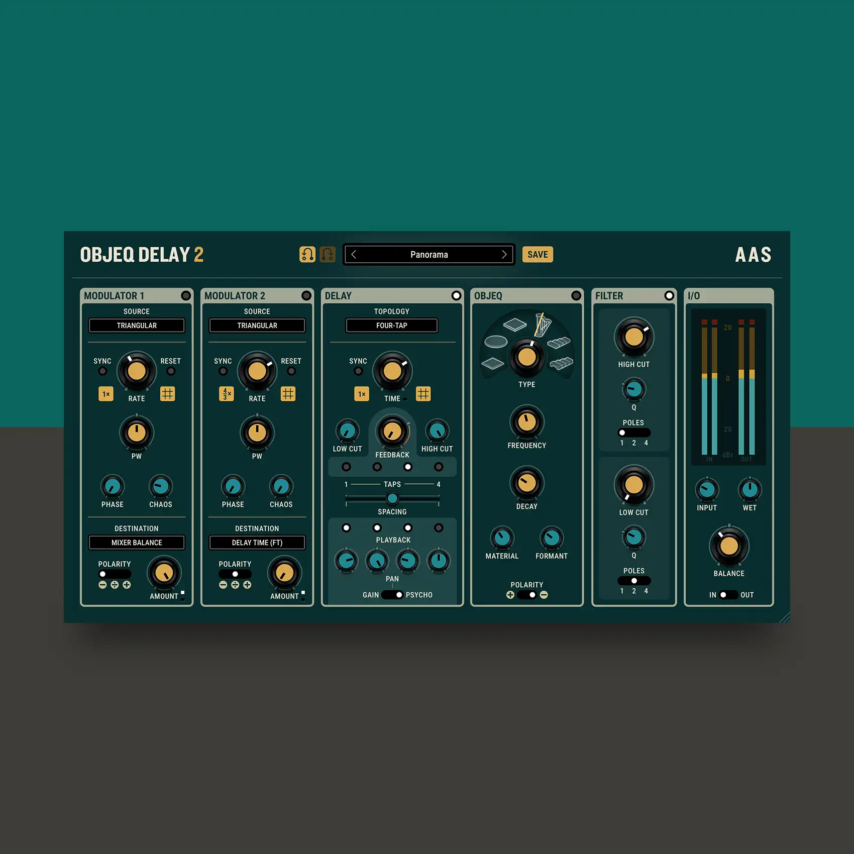 Objeq Delay 2 Acoustic Filter & Delay