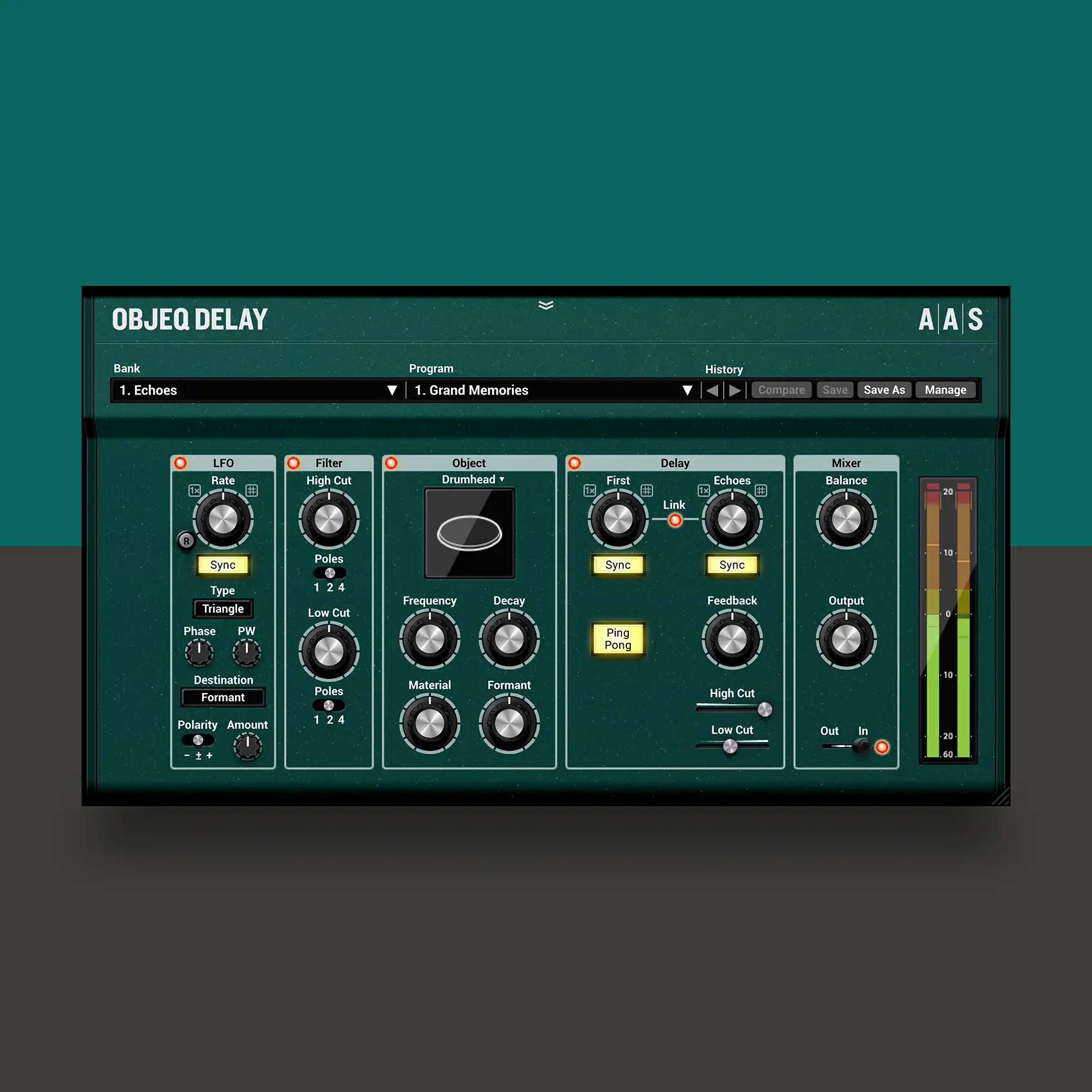 Objeq Delay Acoustic filter & delay