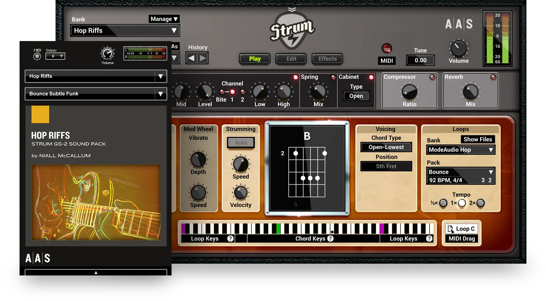 Hop Riffs instruments