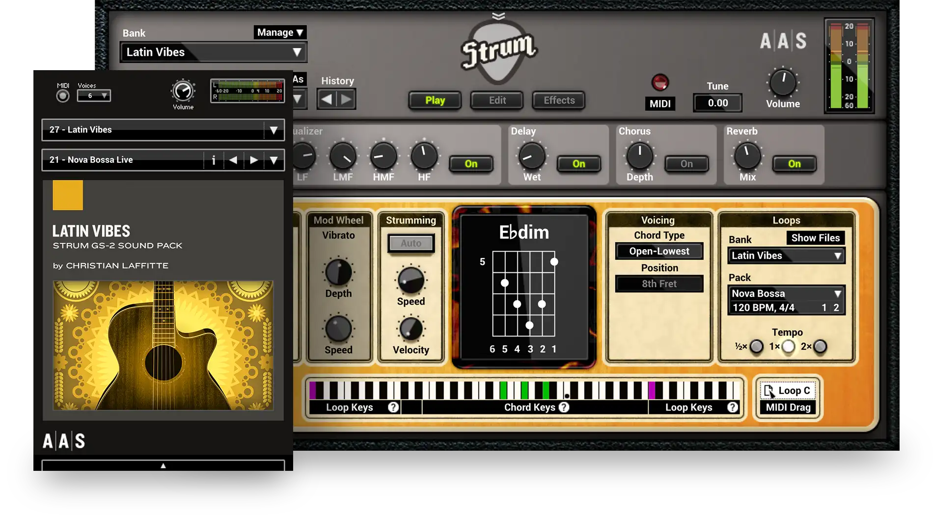 Latin Vibes instruments