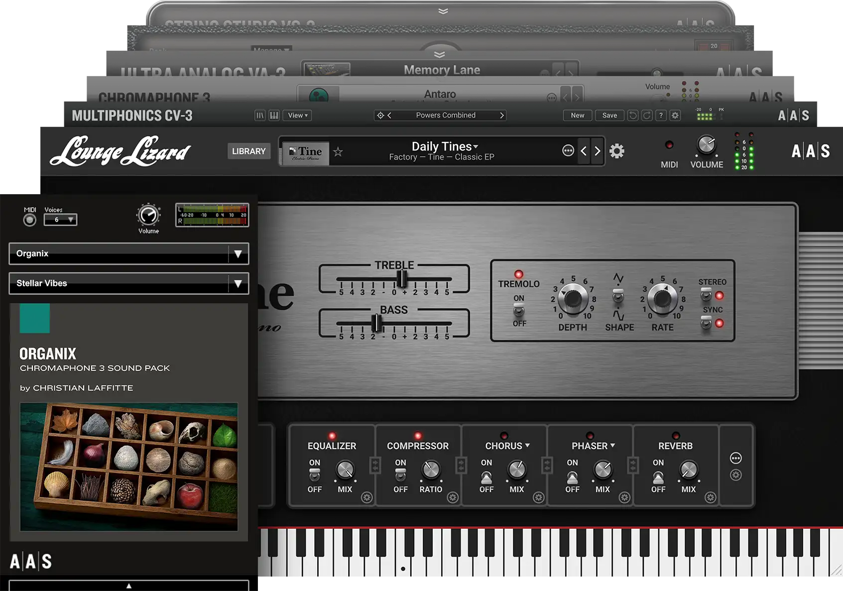 Libraries bundled instruments