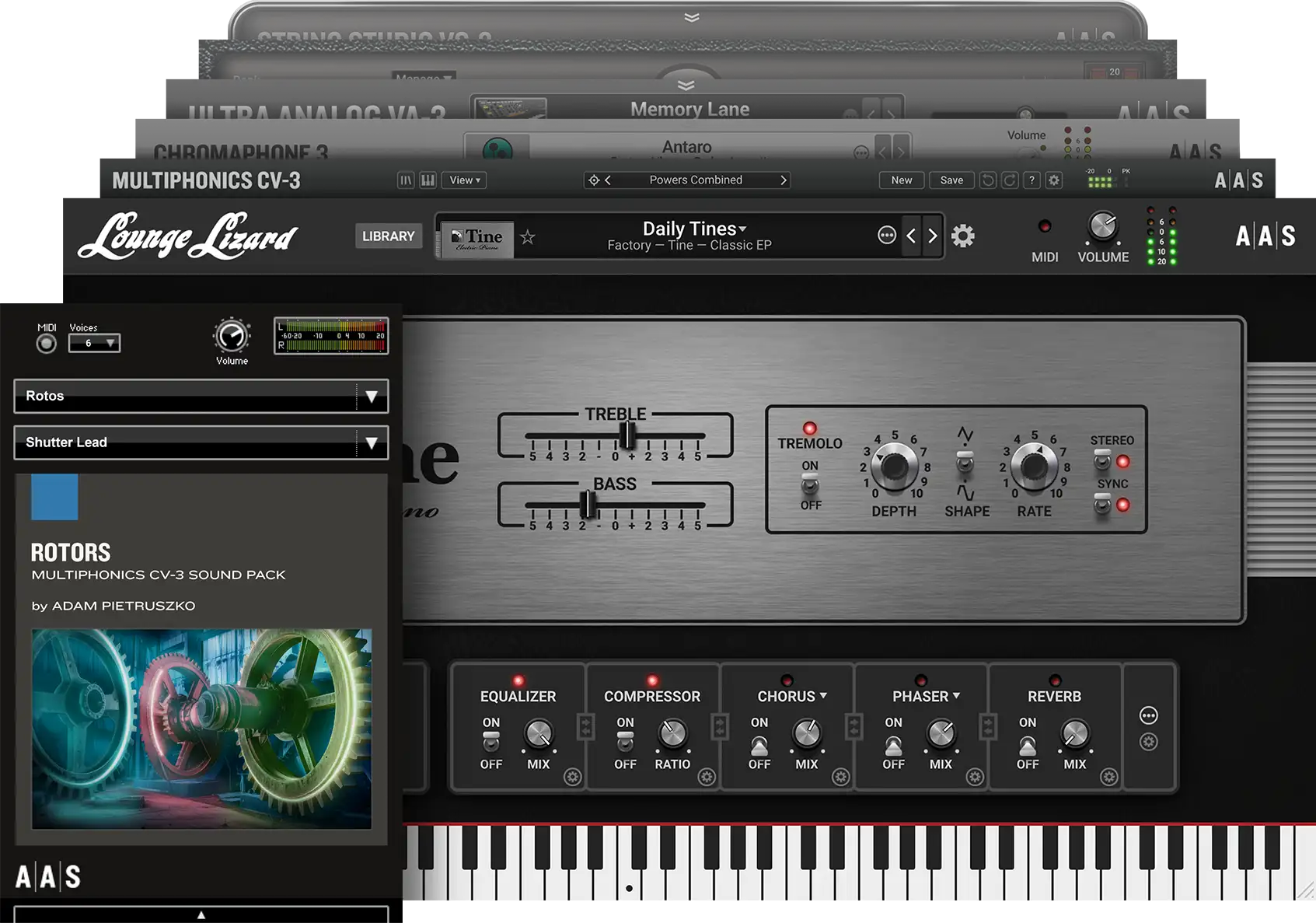 Libraries bundled instruments