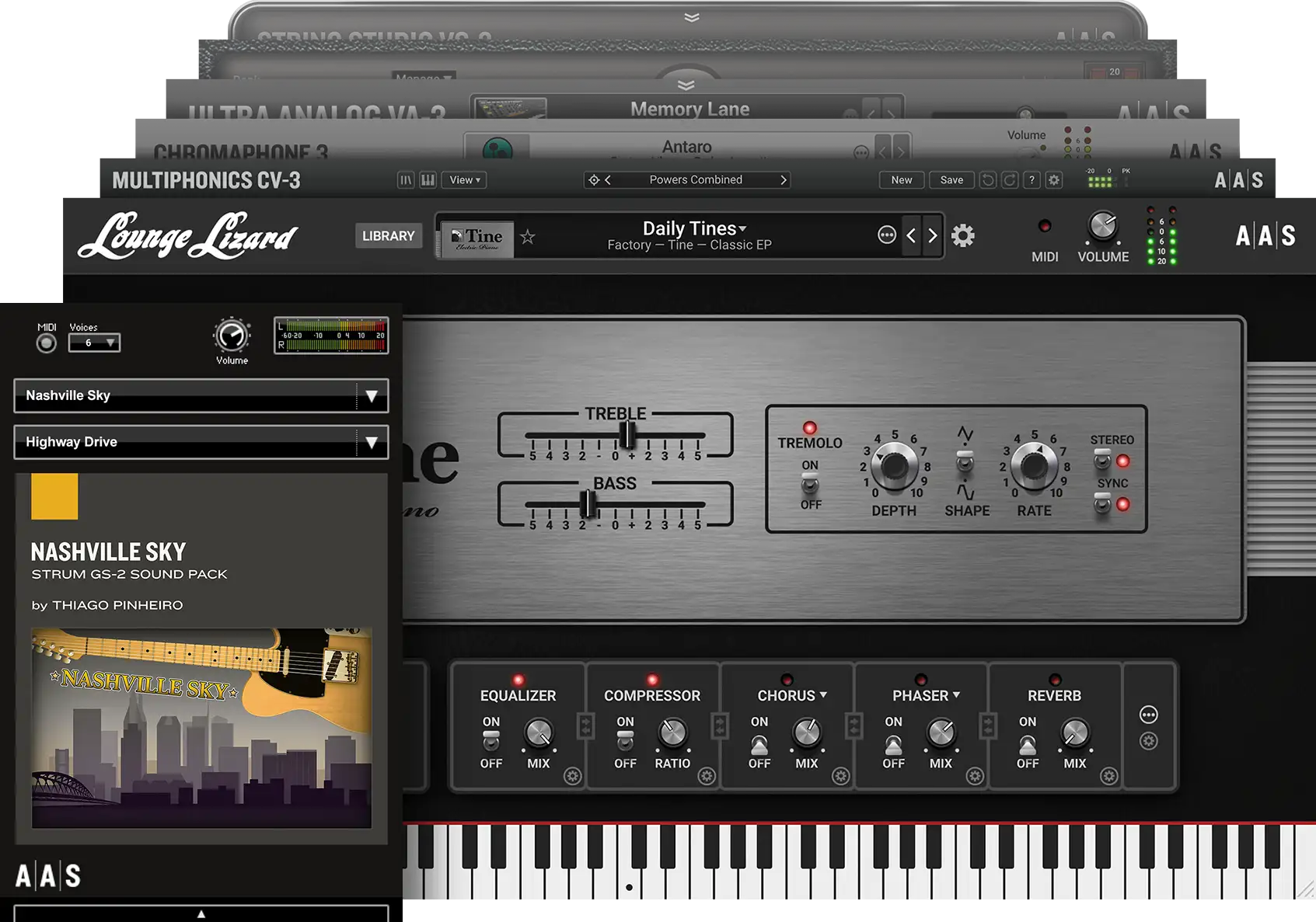 Libraries bundled instruments