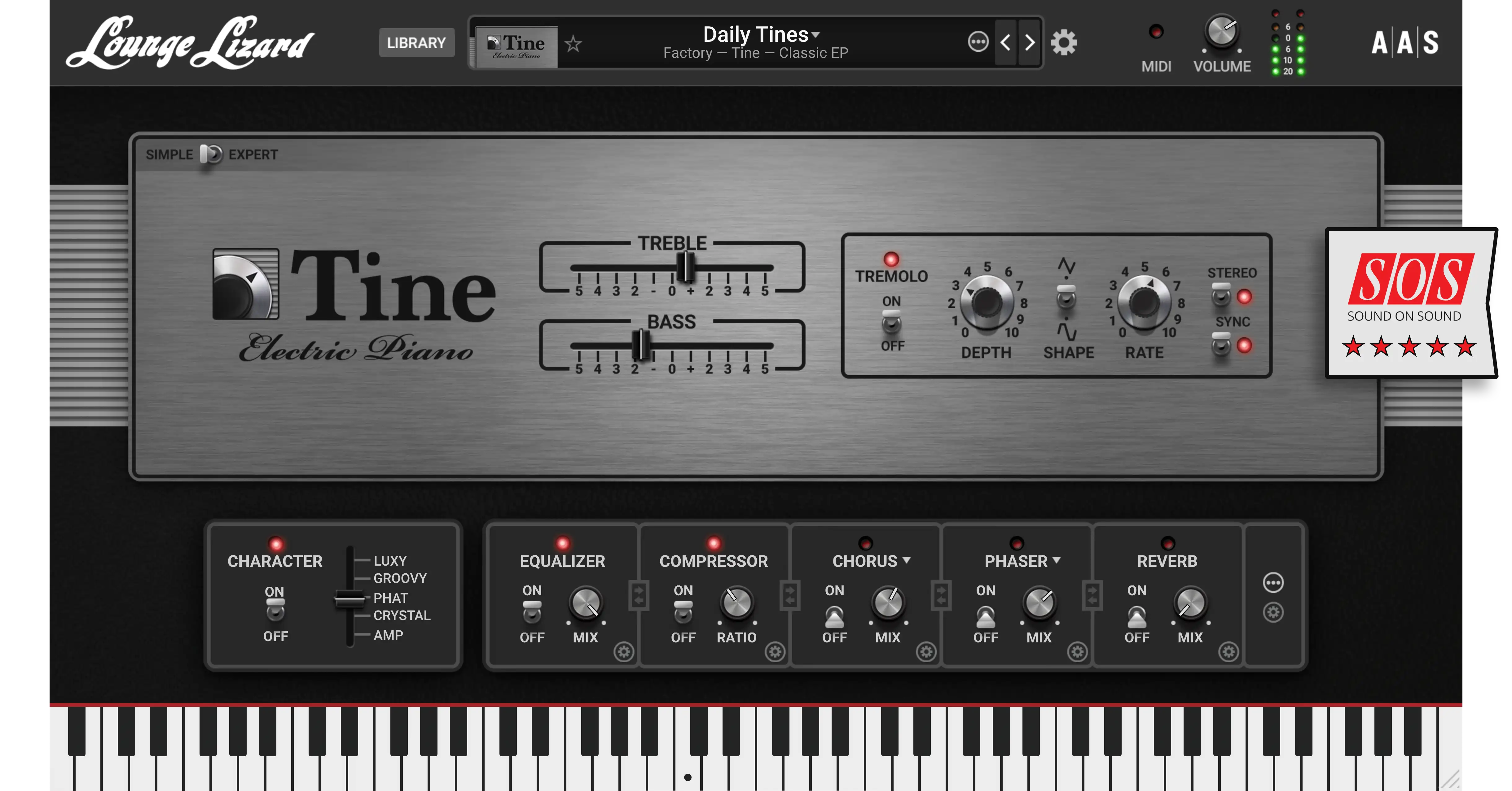 Lounge Lizard EP‑5—Electric piano