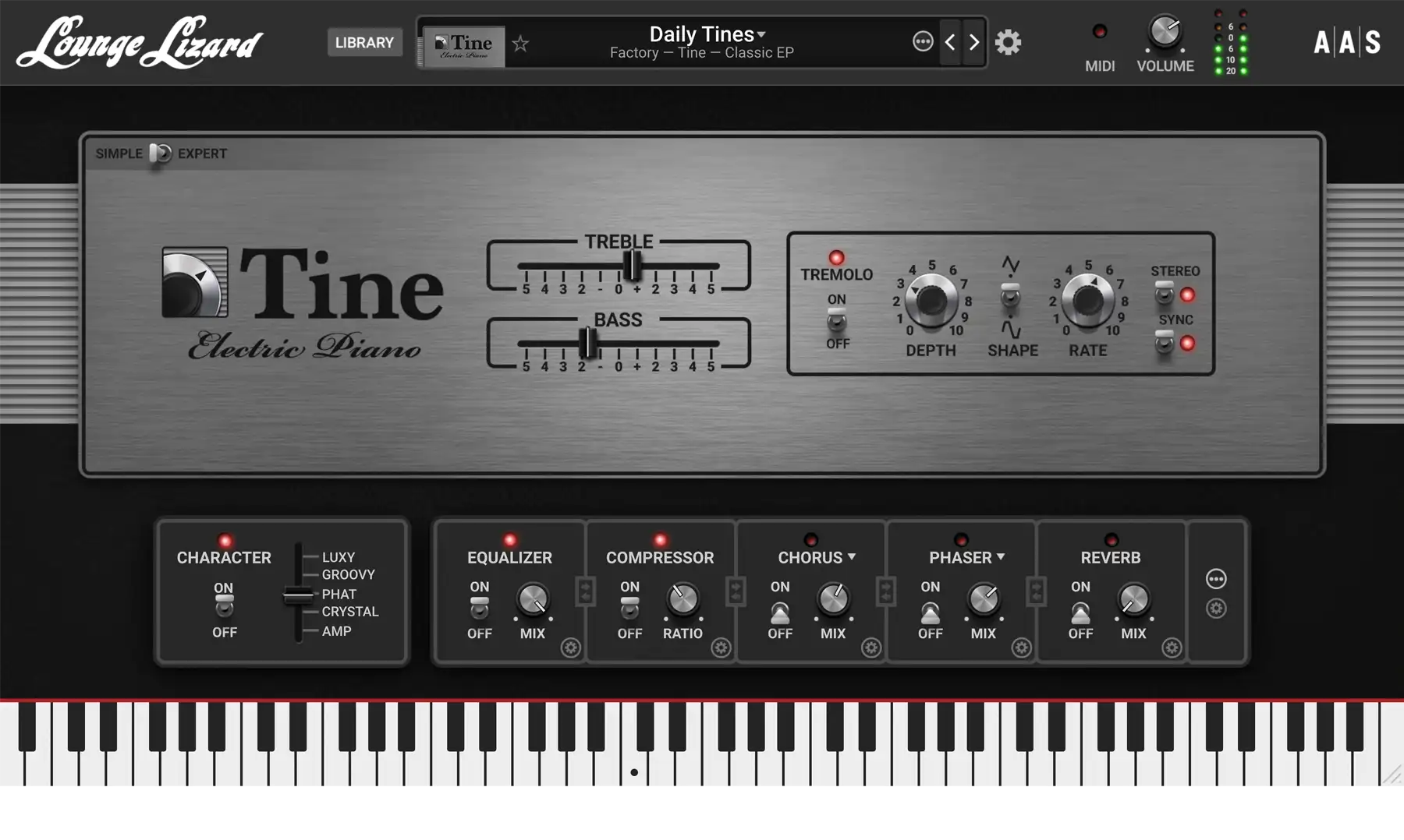 Lounge Lizard EP‑5 synth offer