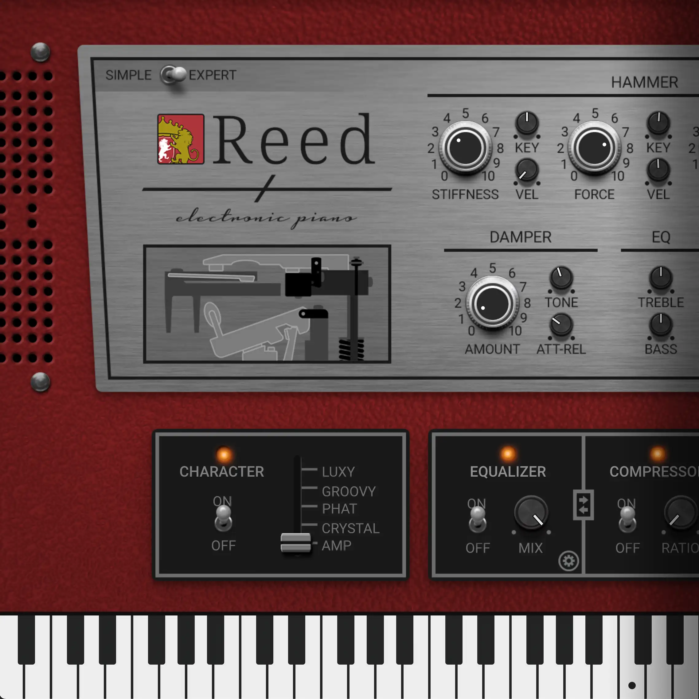 Lounge Lizard EP‑5 reed based engine