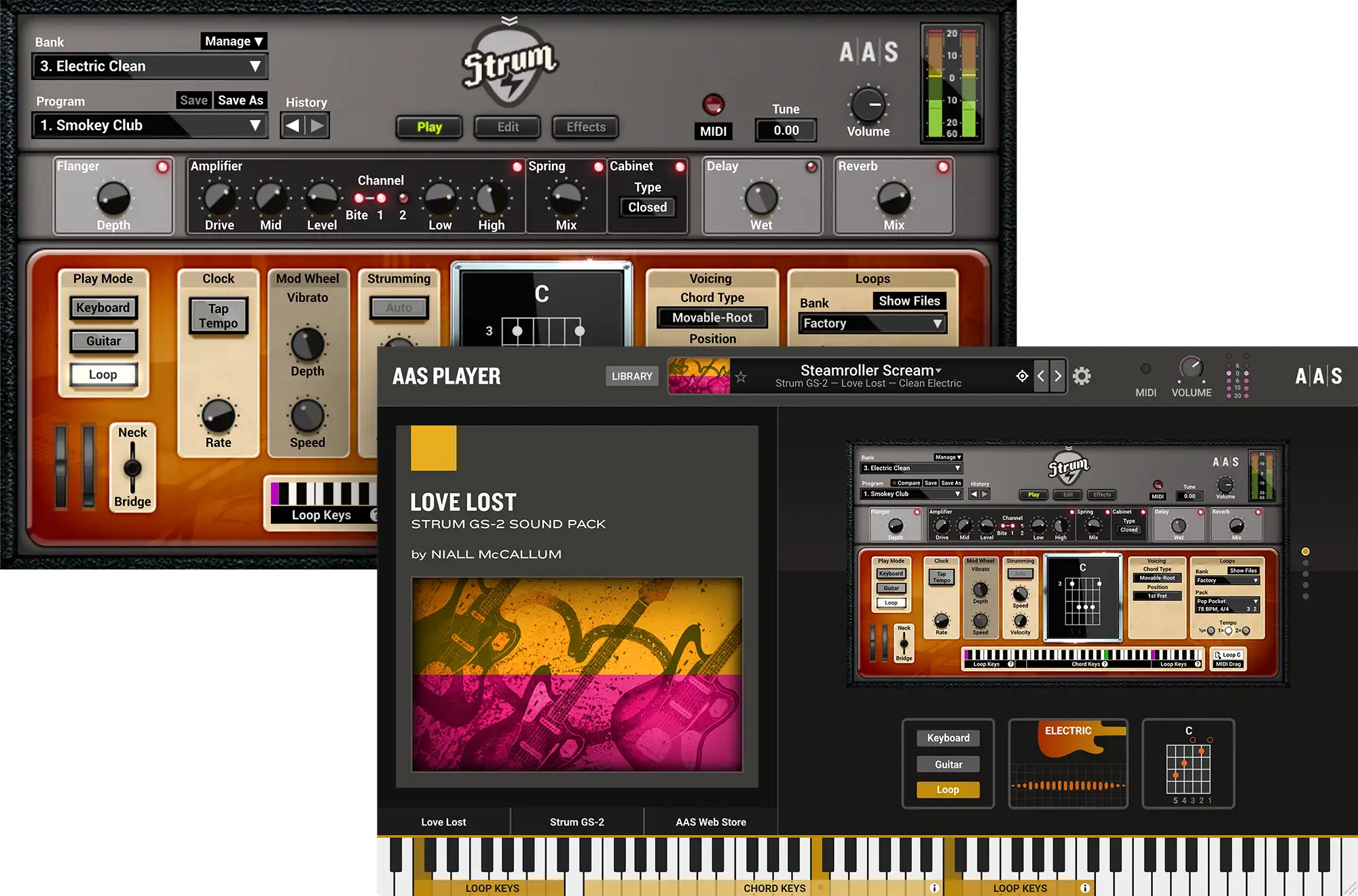 Love Lost instruments