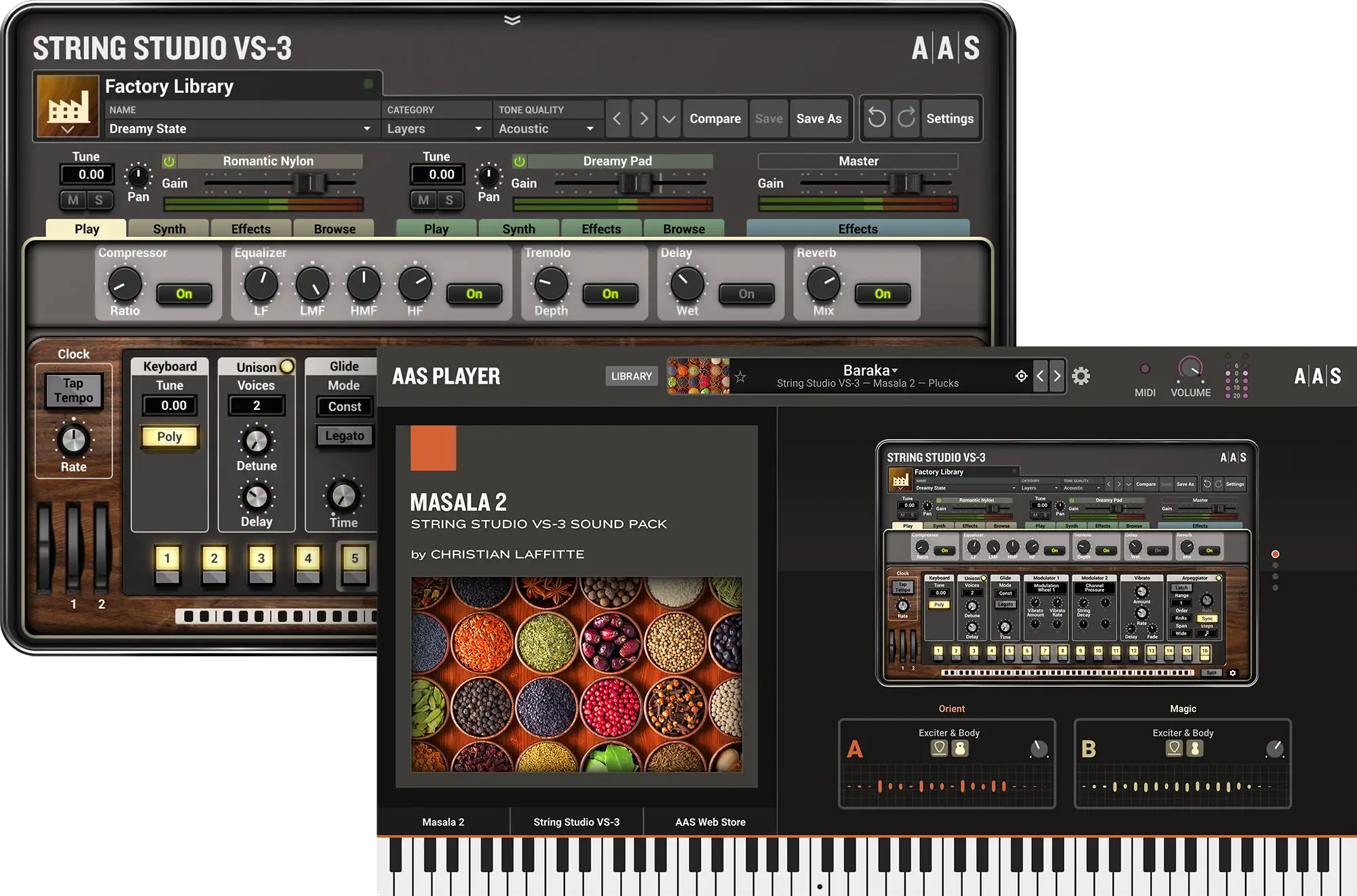 Masala 2 instruments