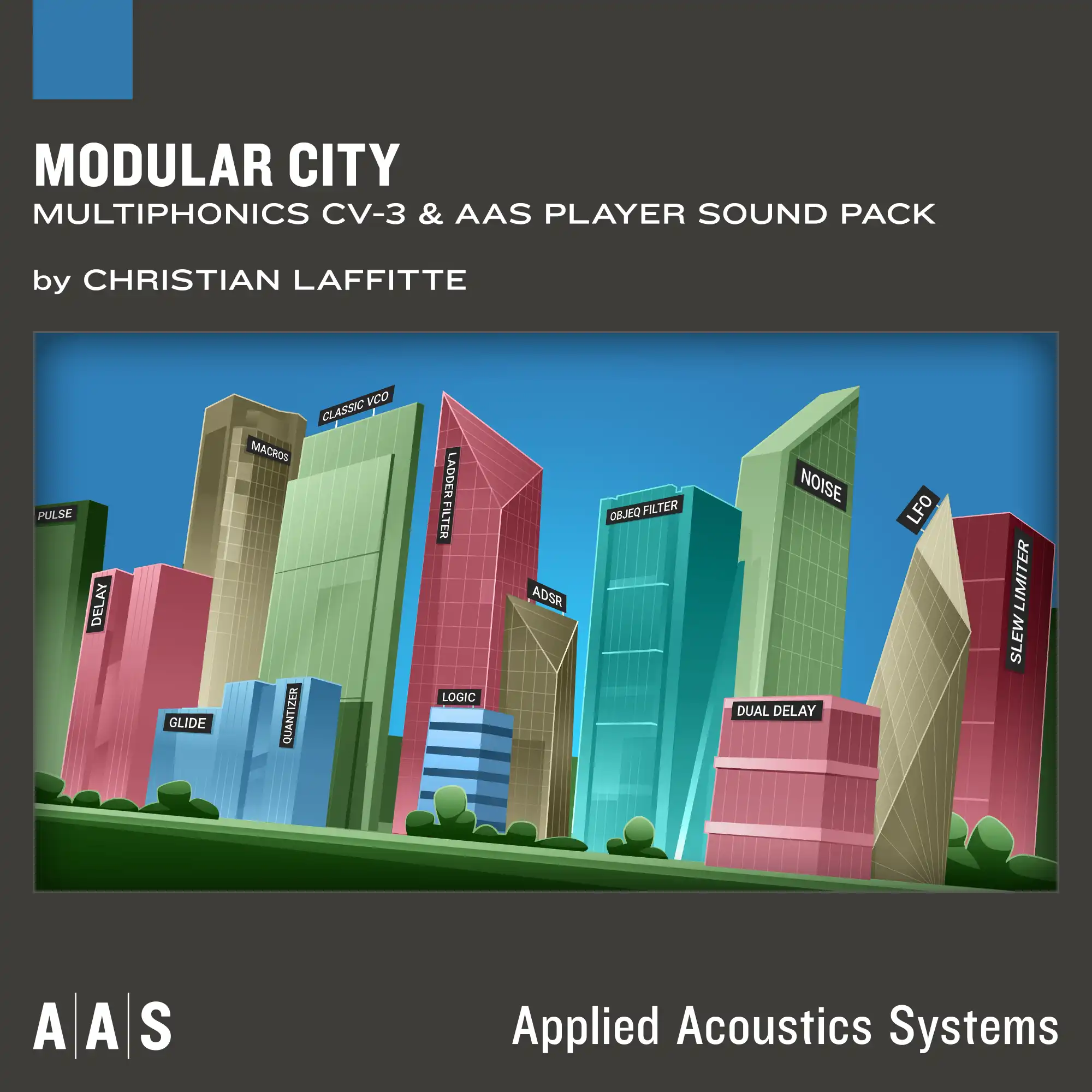 Modular City—Christian Laffitte sound pack for Multiphonics CV-3