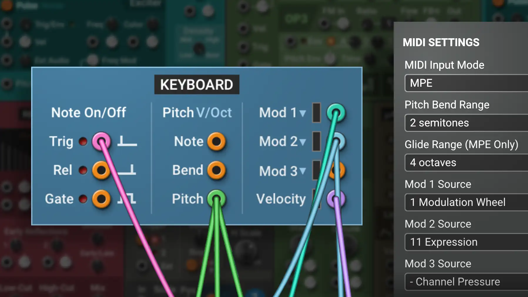Multiphonics CV‑3 MIDI control