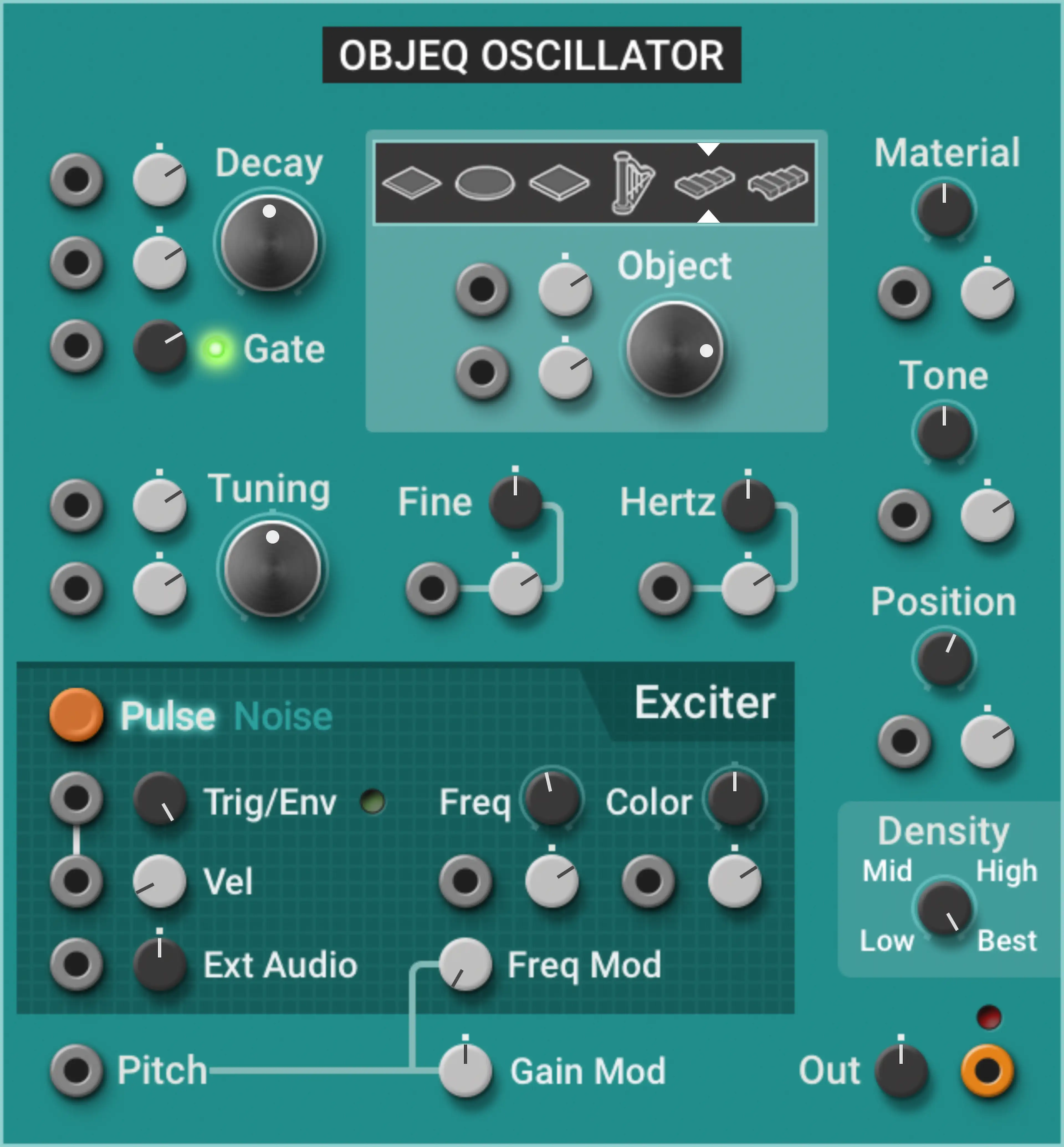 Multiphonics CV‑3—Modules Objeq Oscillator