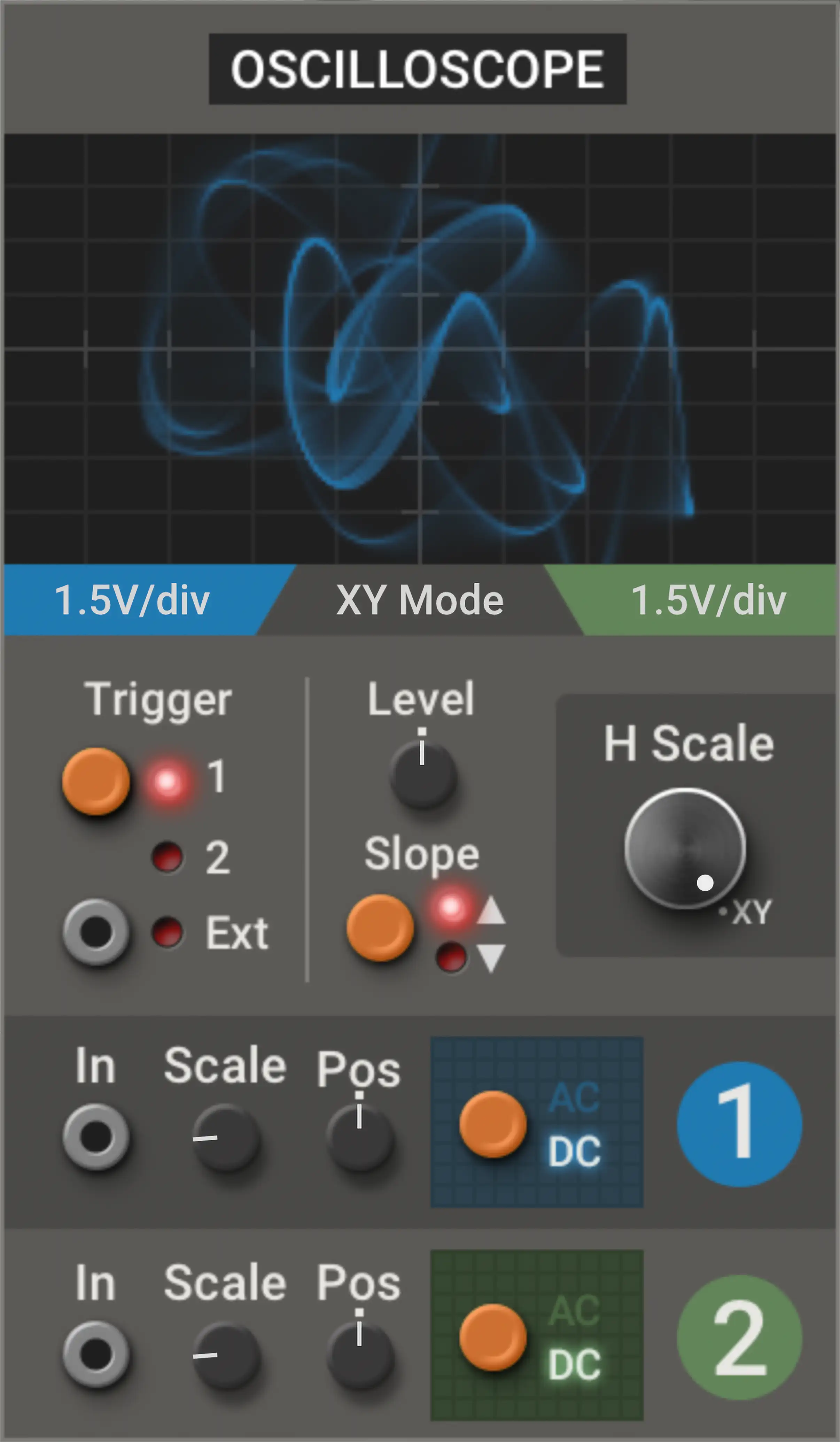 Multiphonics CV‑3—Modules Oscilloscope