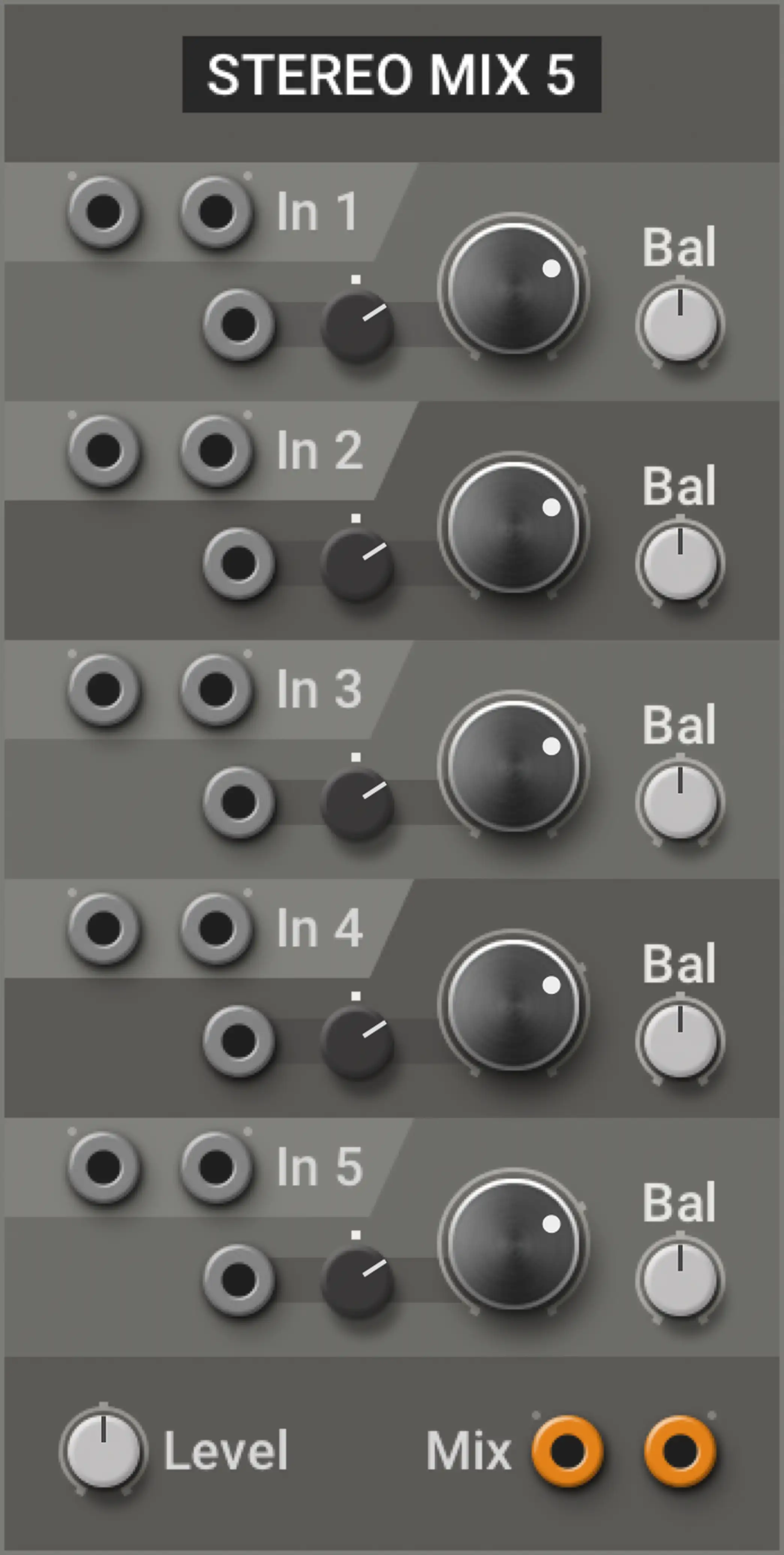 Multiphonics CV‑3—Modules Stereo Mix 5