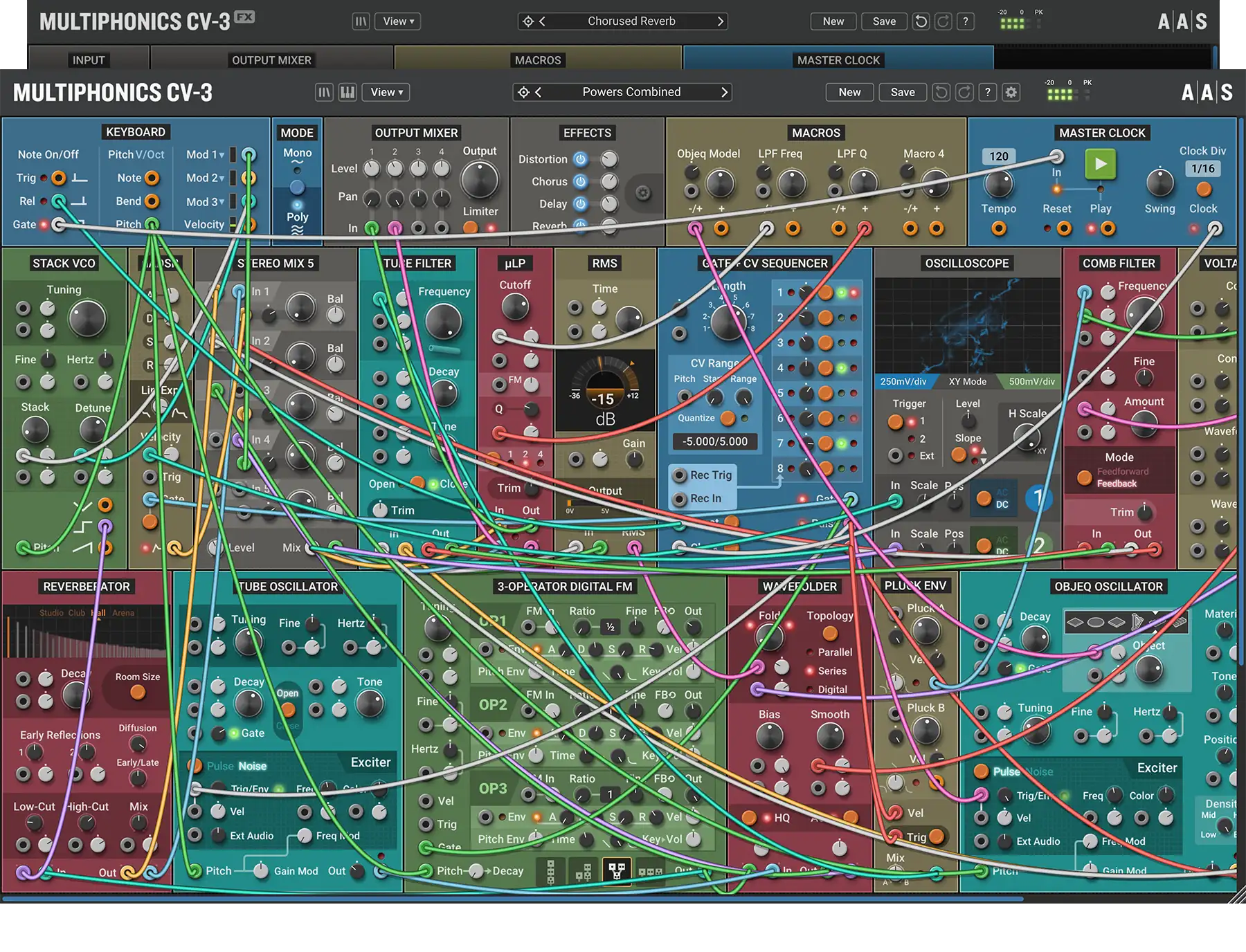 Multiphonics CV‑3 synth offer