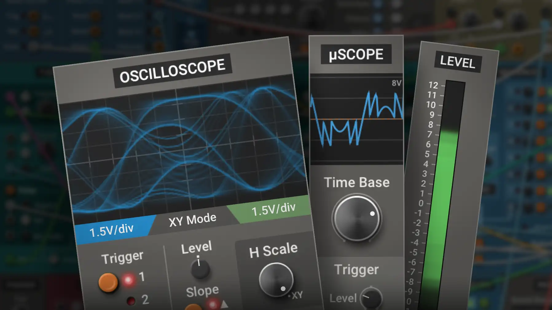 Multiphonics CV‑3 signal visualizers