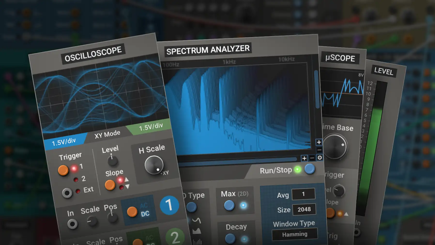 Multiphonics CV‑3 signal visualizers