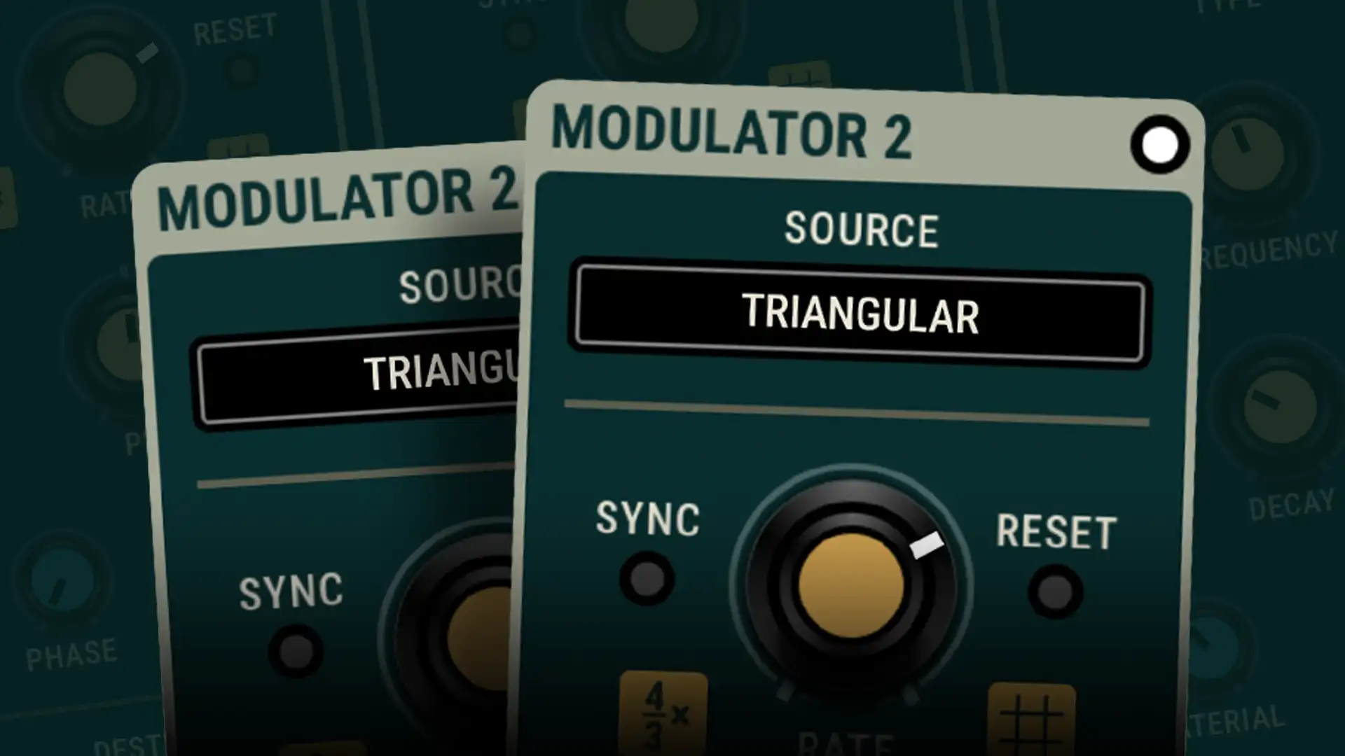 Objeq Delay 2 dual modulators