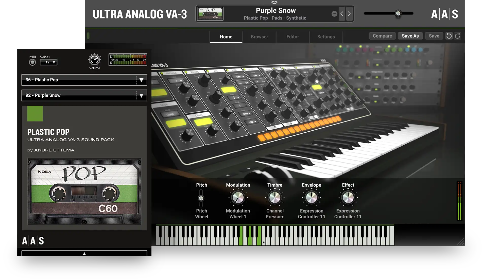 Plastic Pop instruments