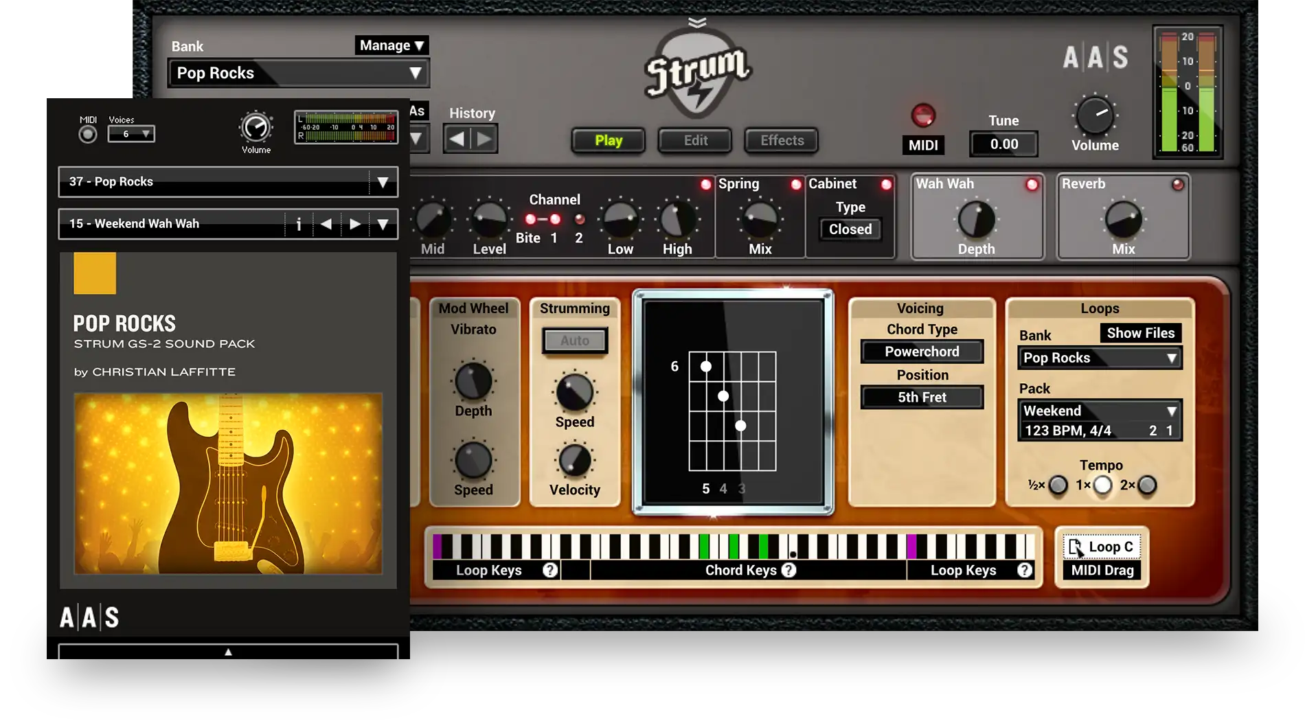 Pop Rocks instruments