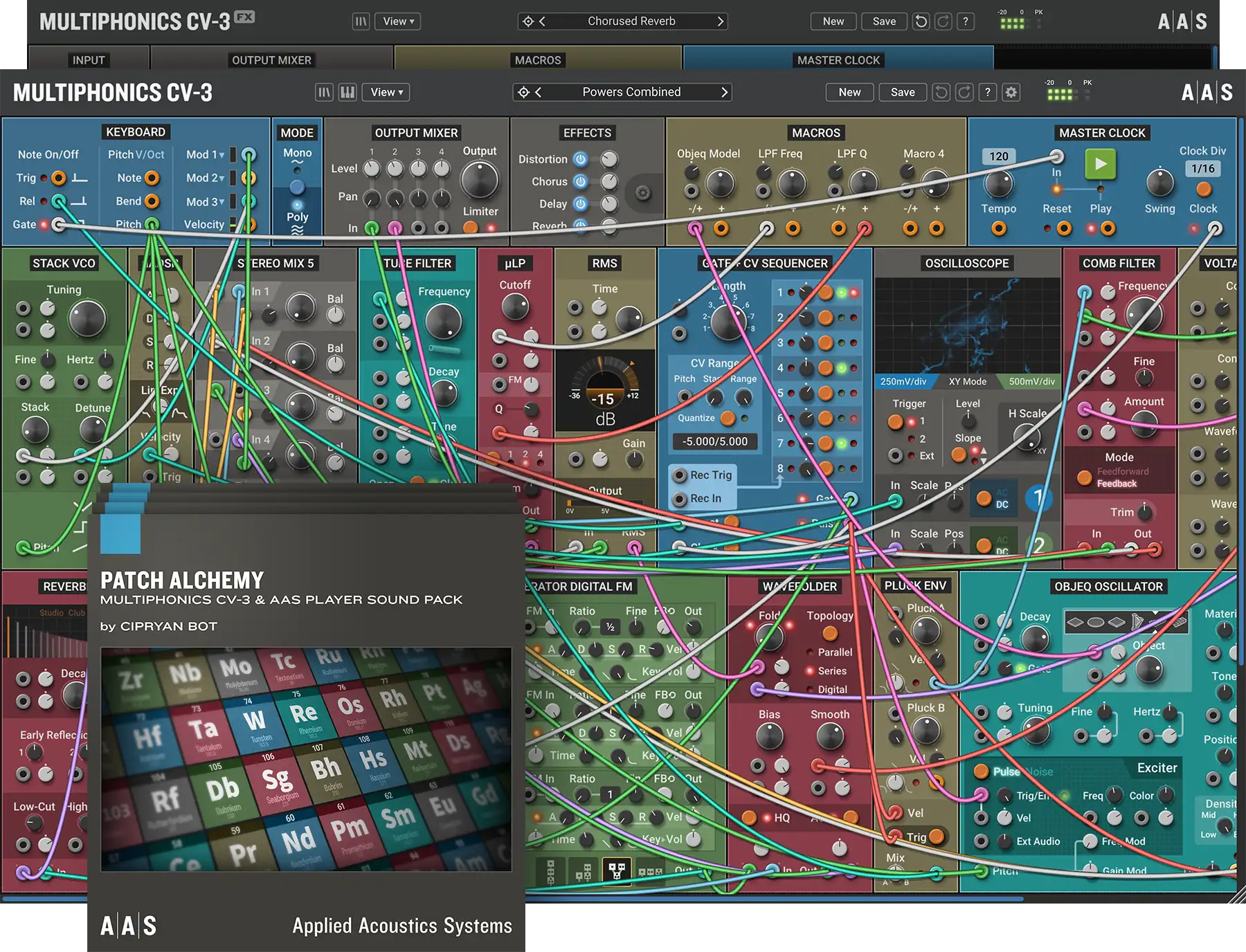 Multiphonics CV-3 +PACKS artwork