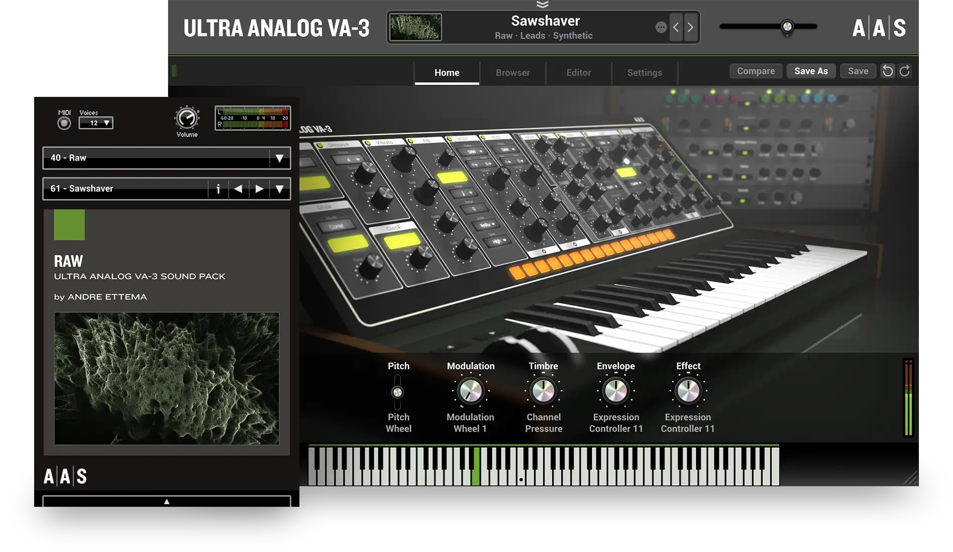 Raw instruments