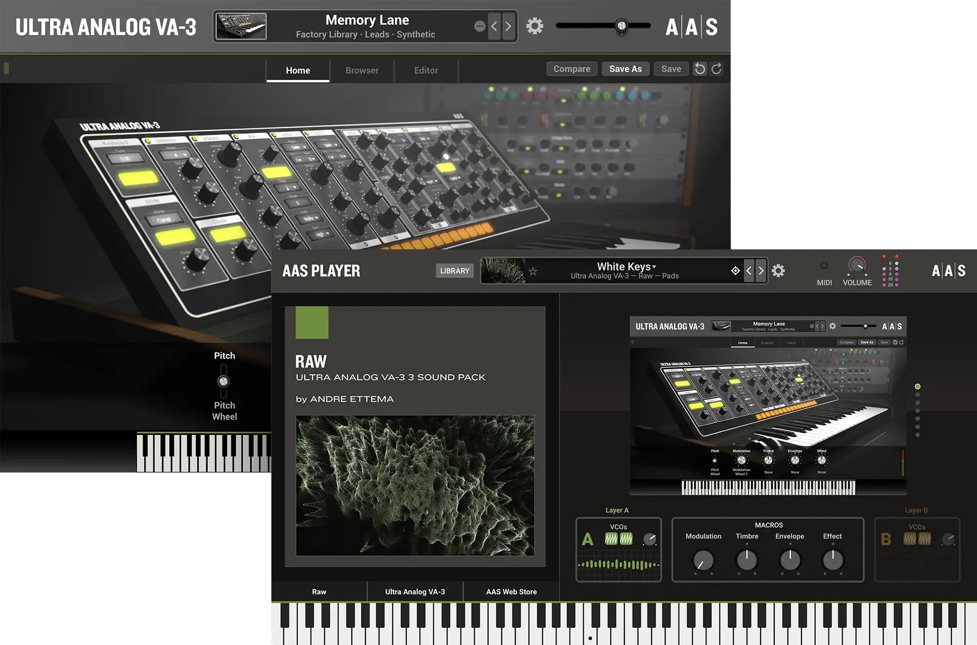Raw instruments