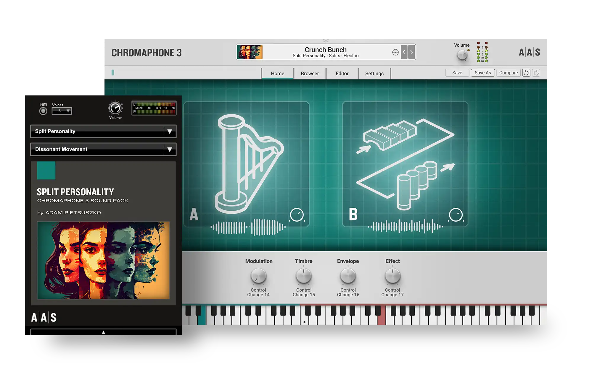 Split Personality instruments