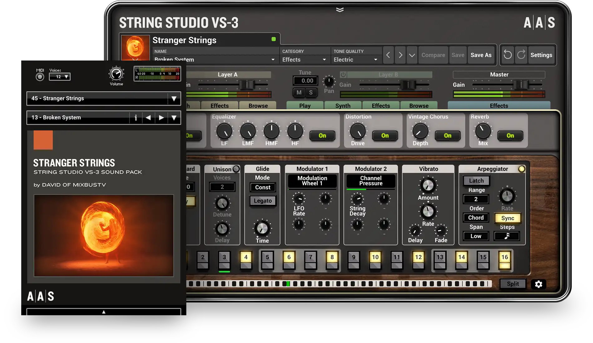 Stranger Strings instruments