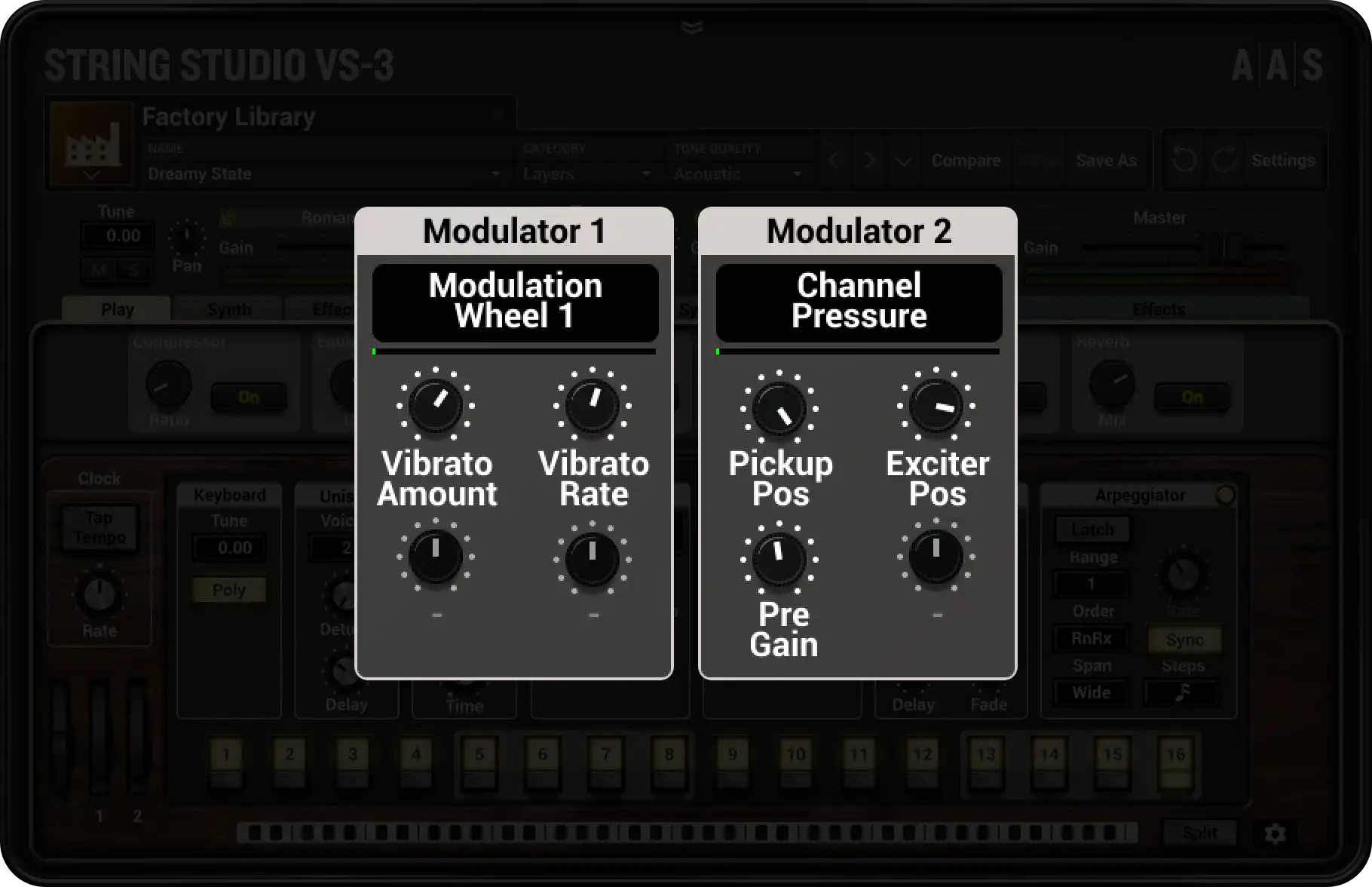 String Studio VS‑3 modulators