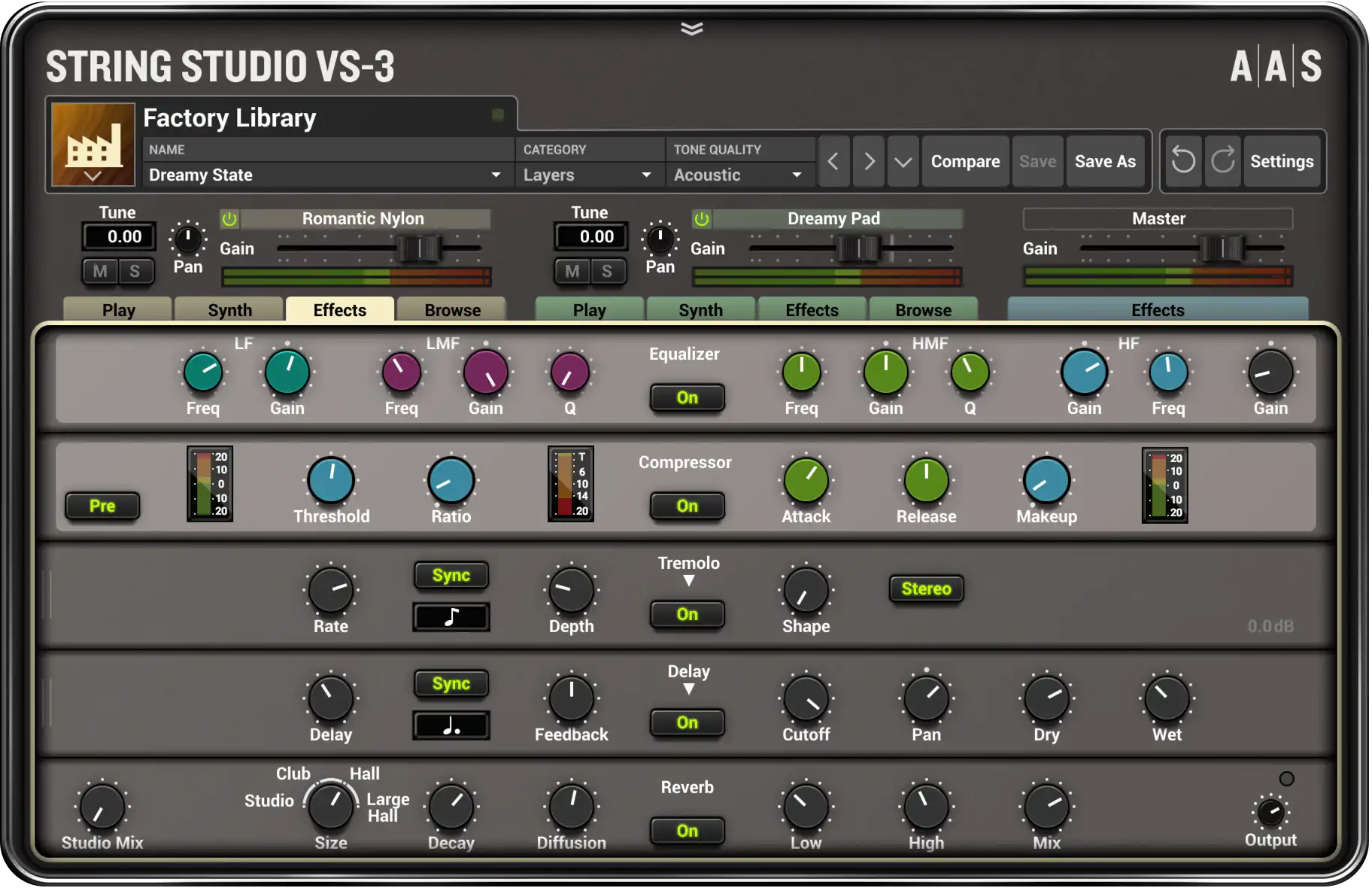 String Studio VS‑3 multi-effects galore