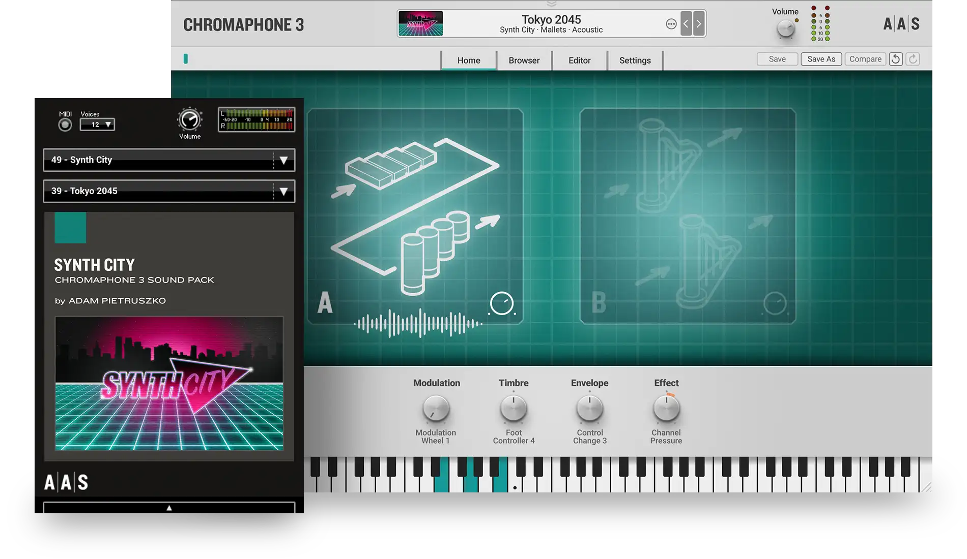 Synth City instruments