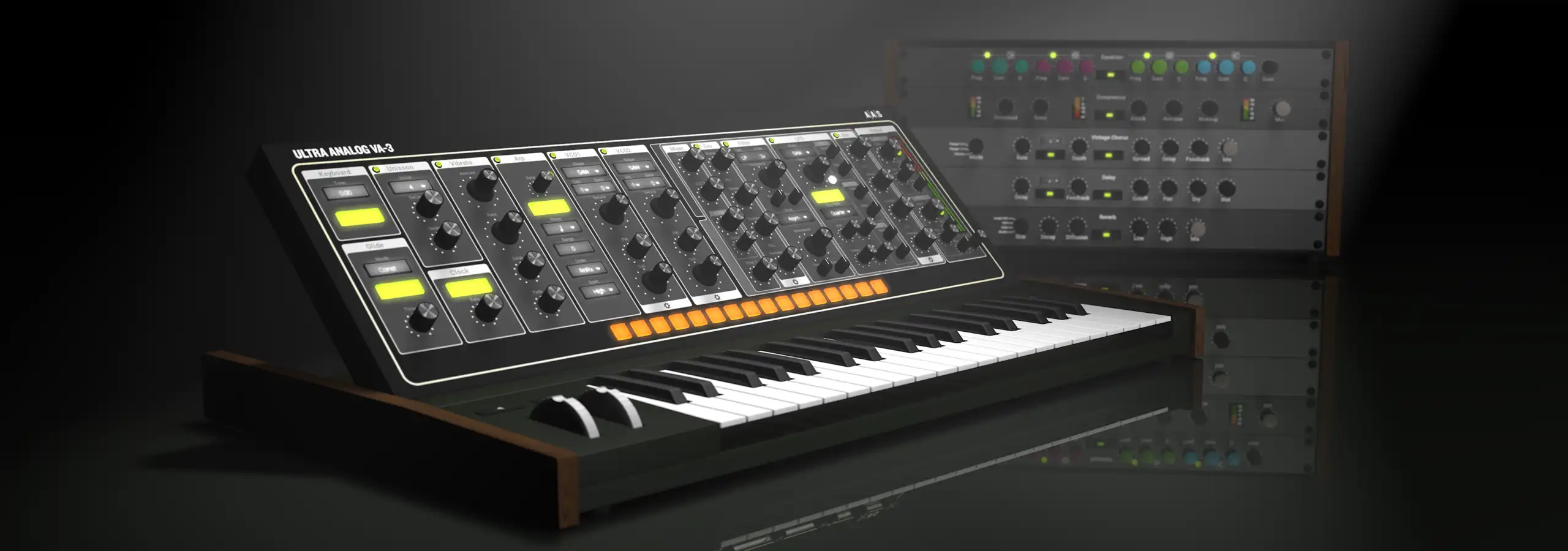 Ultra Analog VA‑3 3D rendered beauty shot