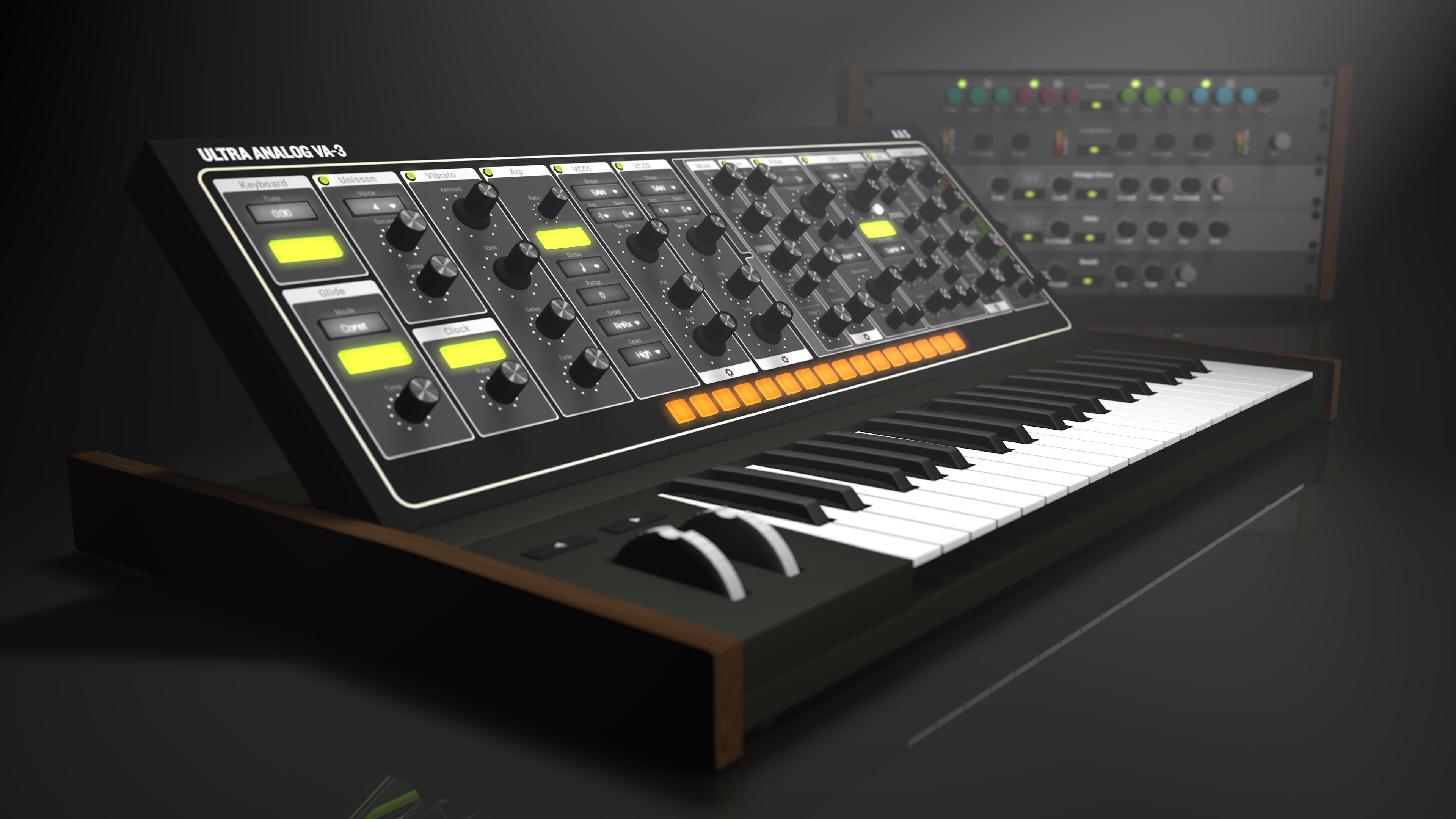 Ultra Analog VA-3’s Home view