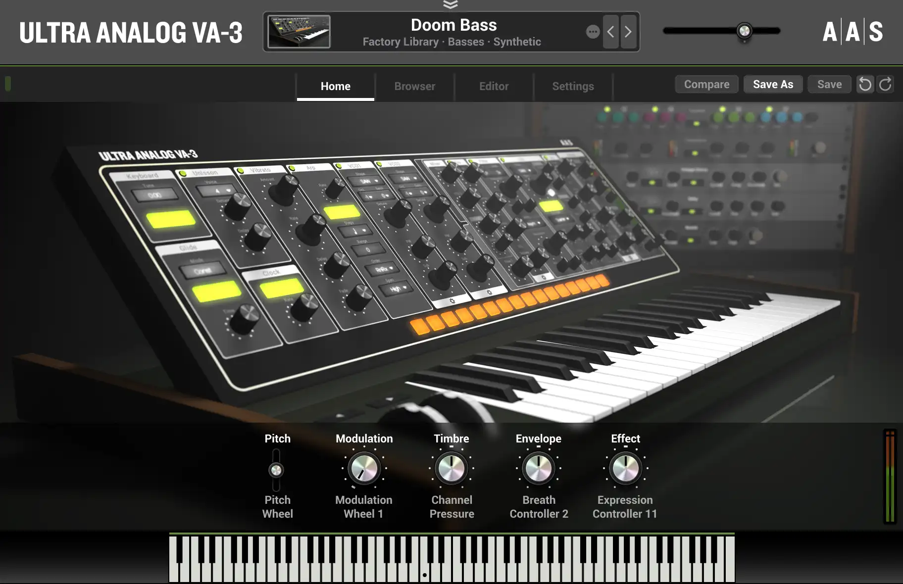 Ultra Analog VA‑3 analog synthesizer