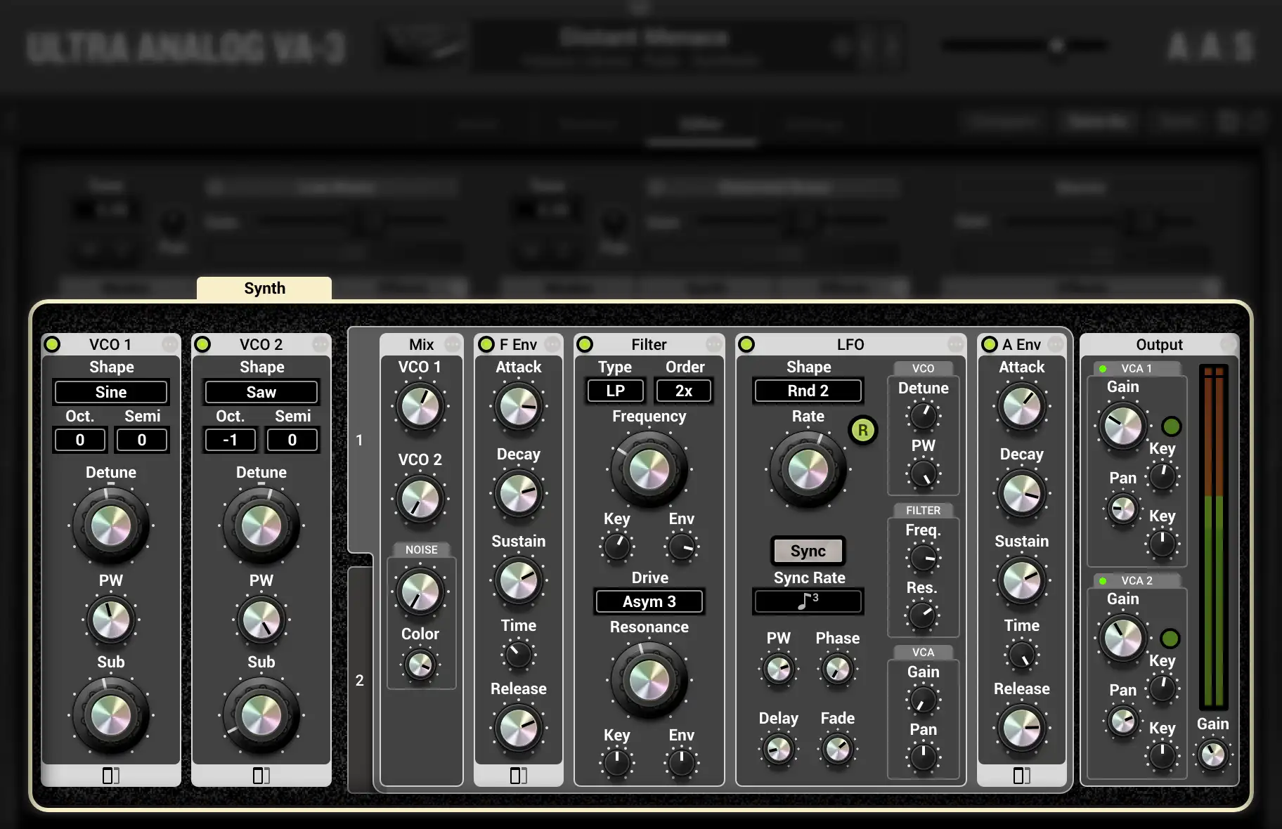 Ultra Analog VA‑3 synth
