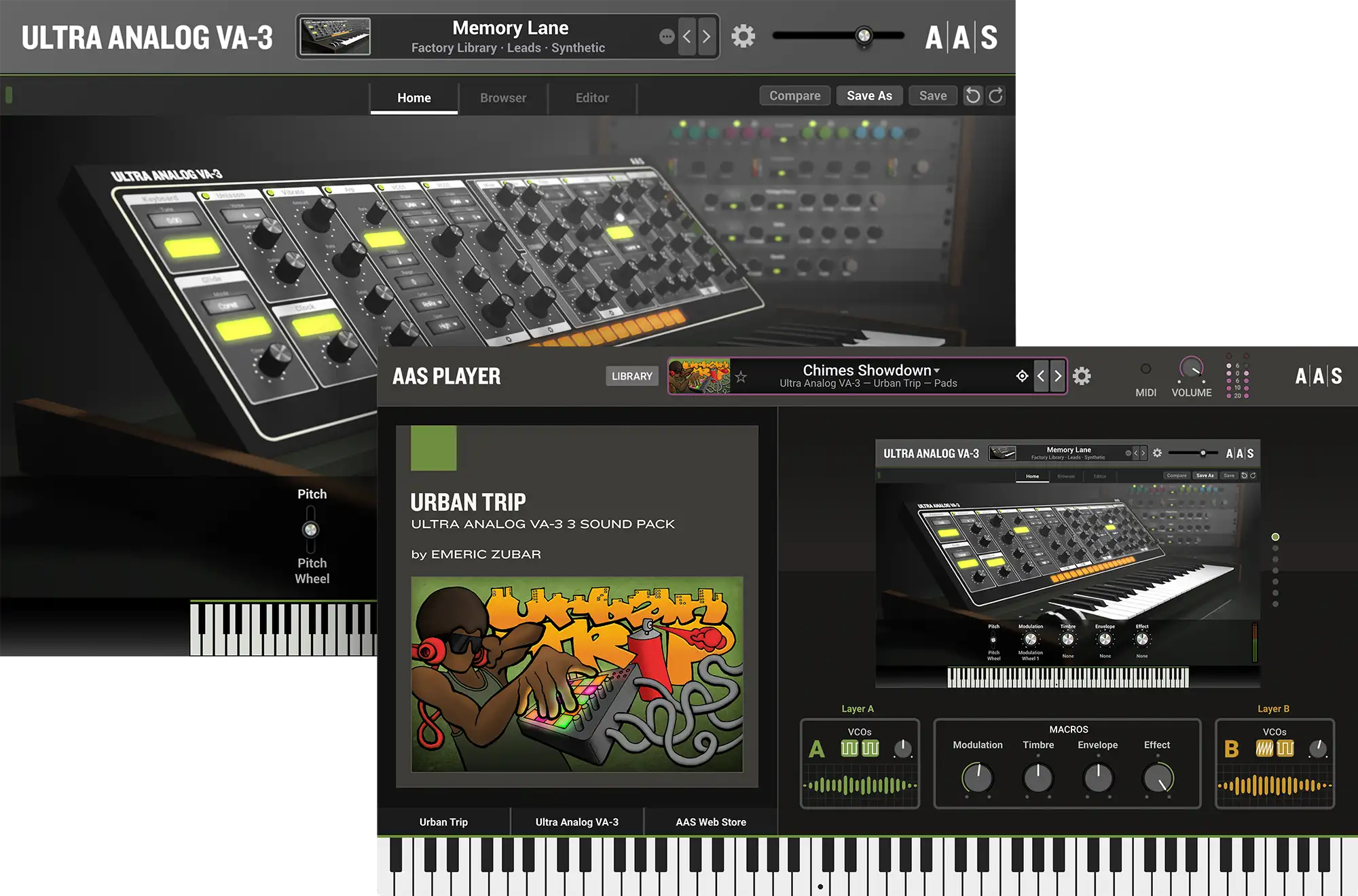 Urban Trip instruments