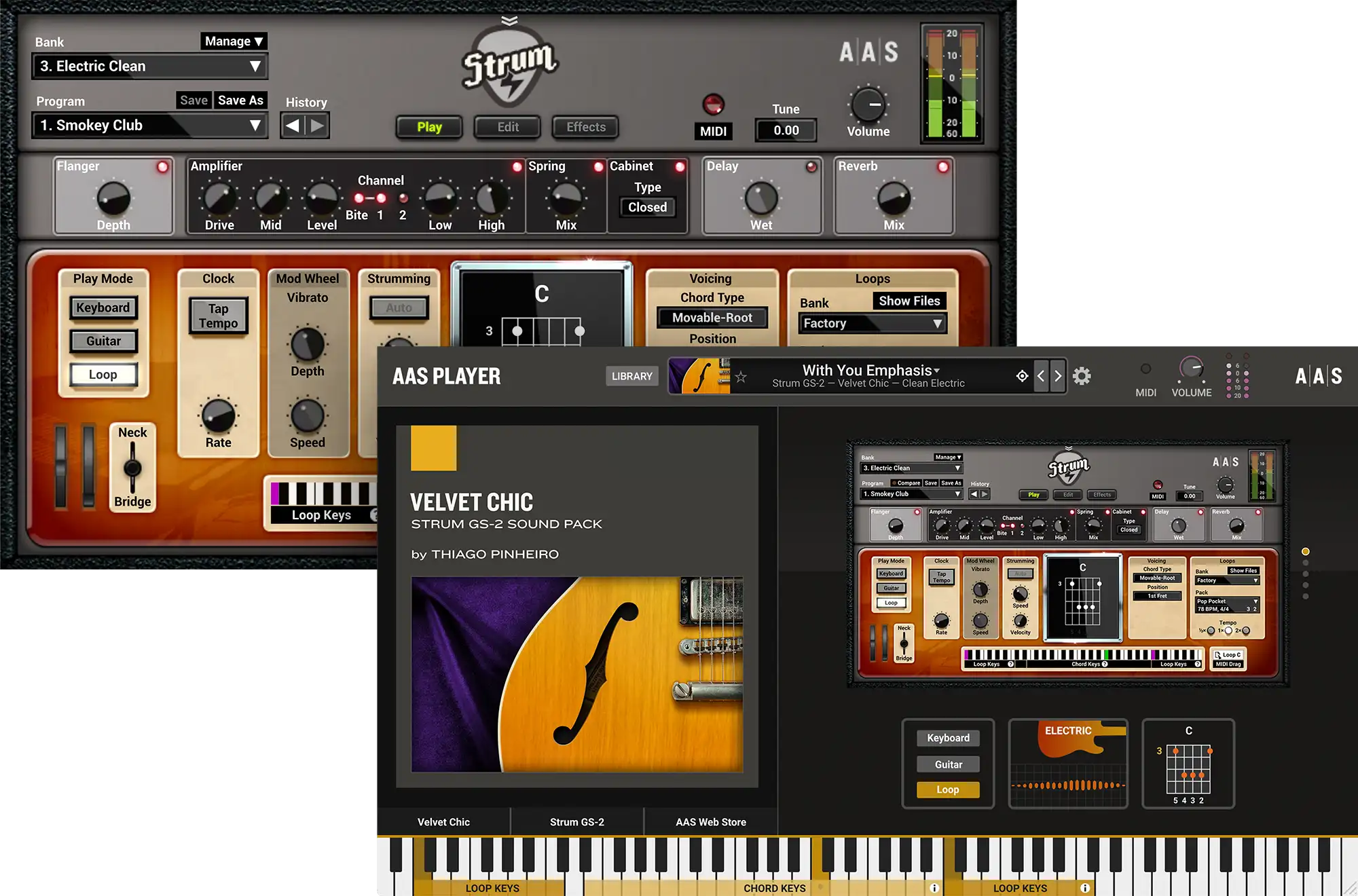 Velvet Chic instruments