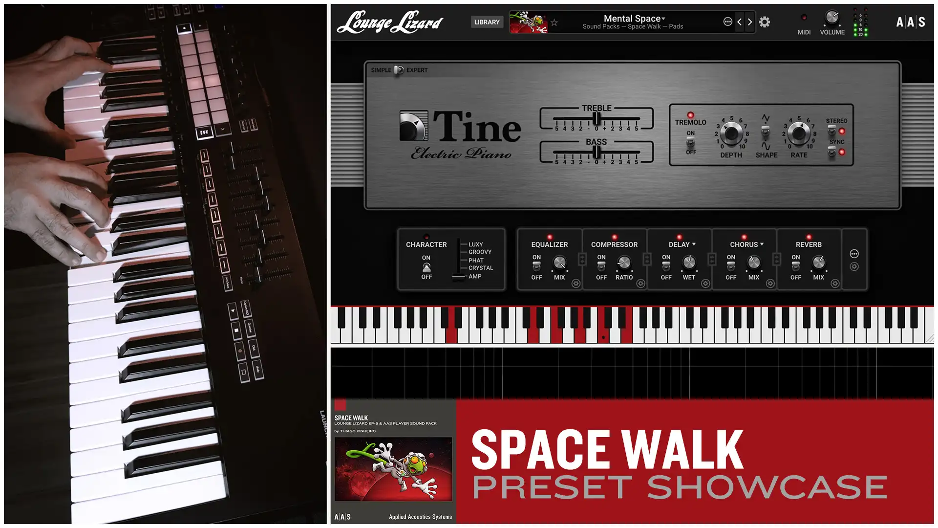 AAS Space Walk—Thiago Pinheiro sound pack for Lounge Lizard EP-5