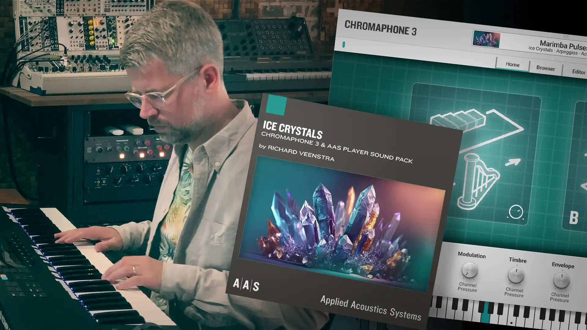 AAS Ice Crystals—Richard Veenstra sound pack for Chromaphone 3