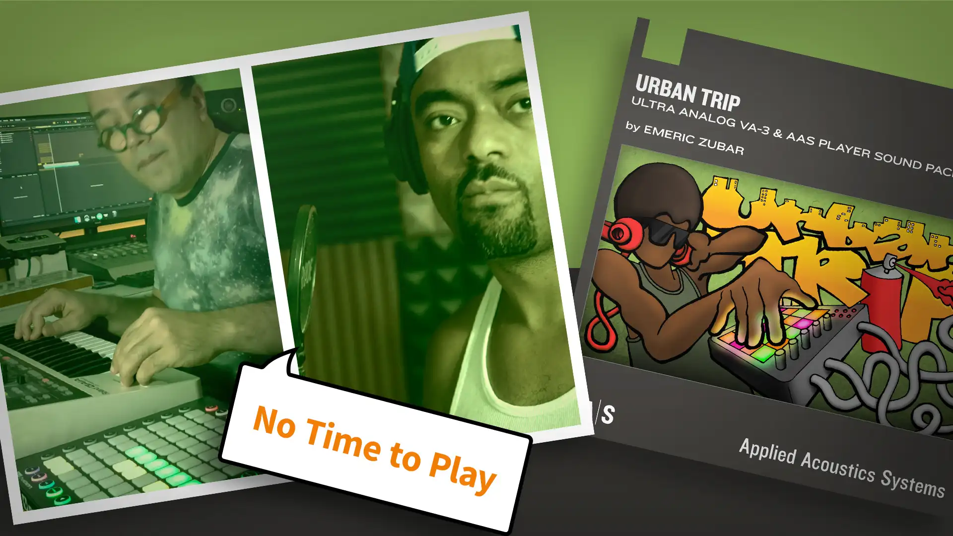 No Time to Play—Thiago Pinheiro (feat. Feez) jams with Urban Trip for Ultra Analog VA-3