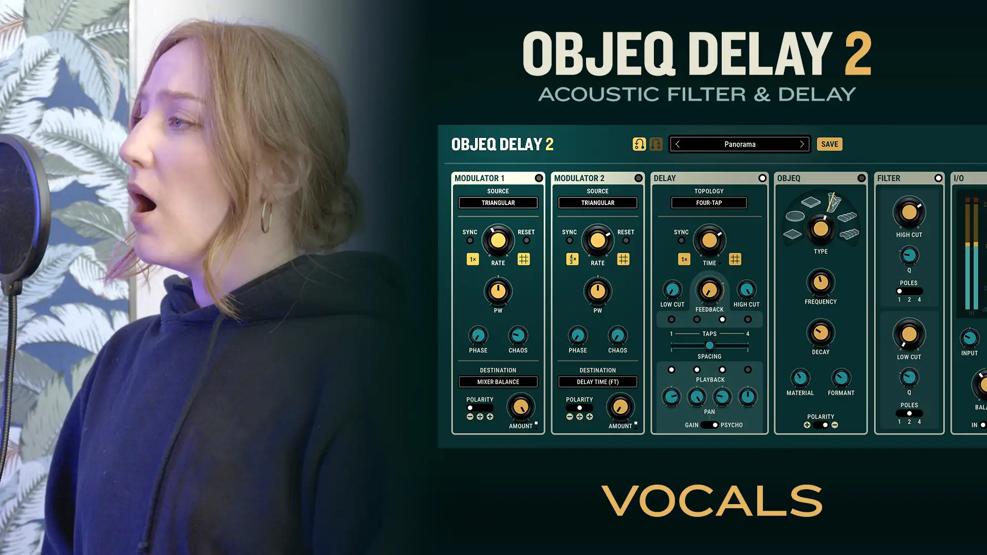 Objeq Delay 2 on Vocals