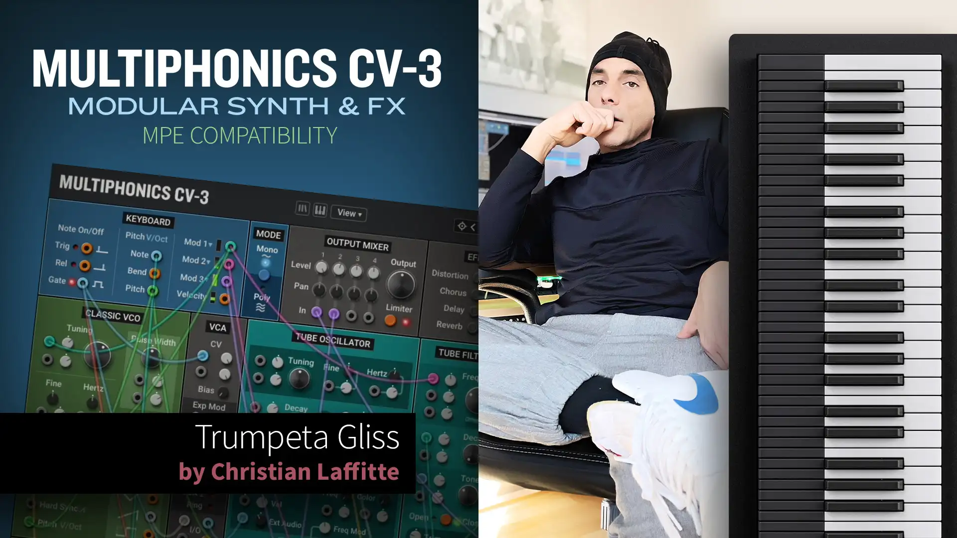 Trumpeta Gliss: Christian Laffitte Tests Multiphonics CV-3’s MPE with Osmose