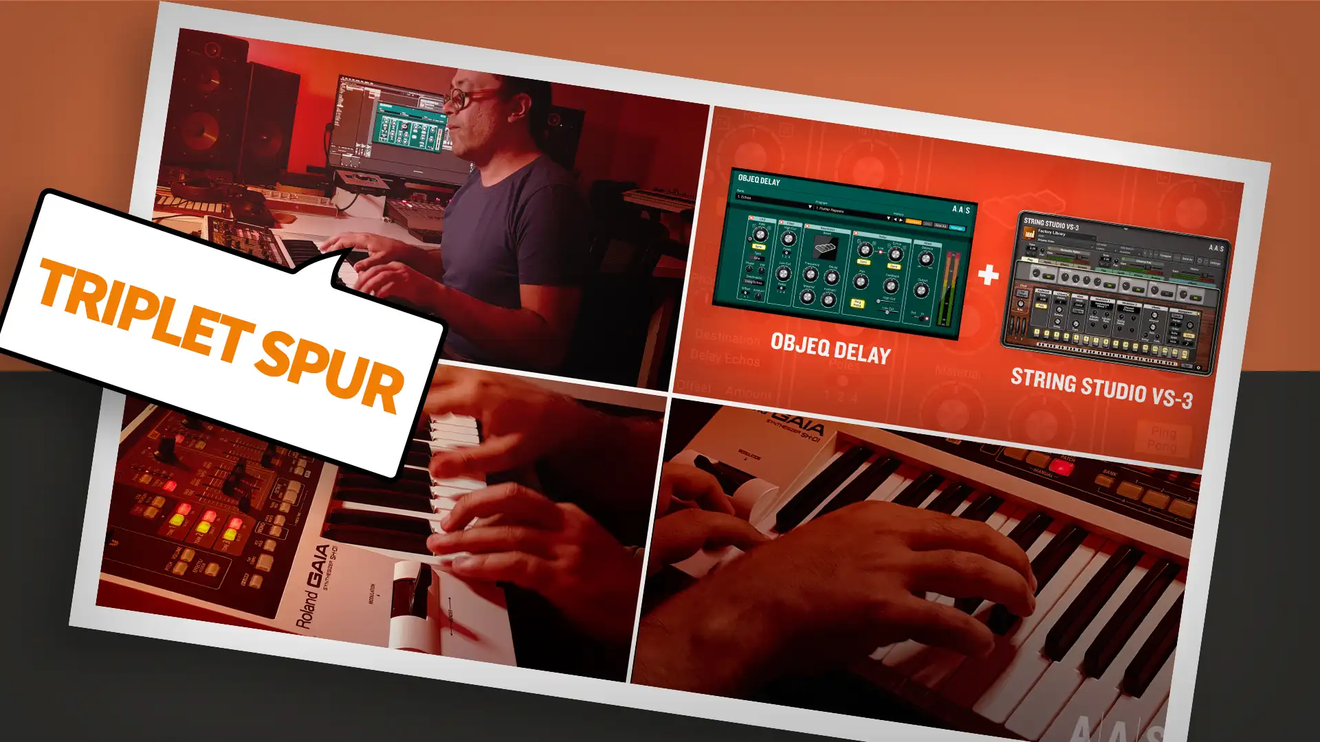 Triplet Spur—Thiago Pinheiro experiments with Objeq Delay and String Studio VS-3